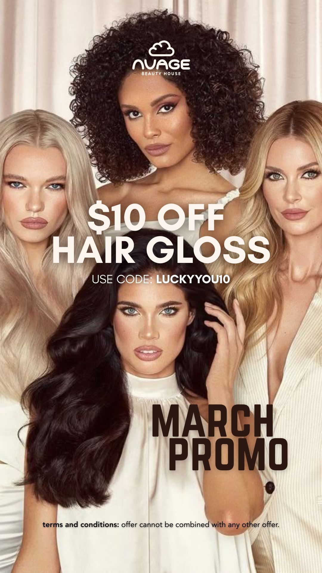 Nuage Beauty House Facebook ad from Mar 5, 2026