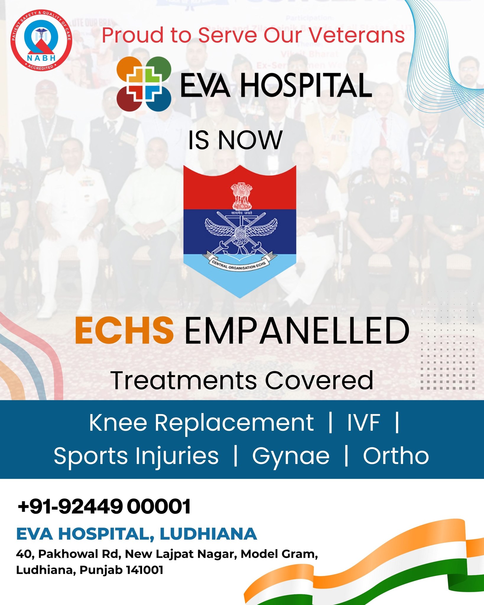 Dr Shivani Bhutani Facebook ad: Serving Our Veterans with Compassion & Excellence