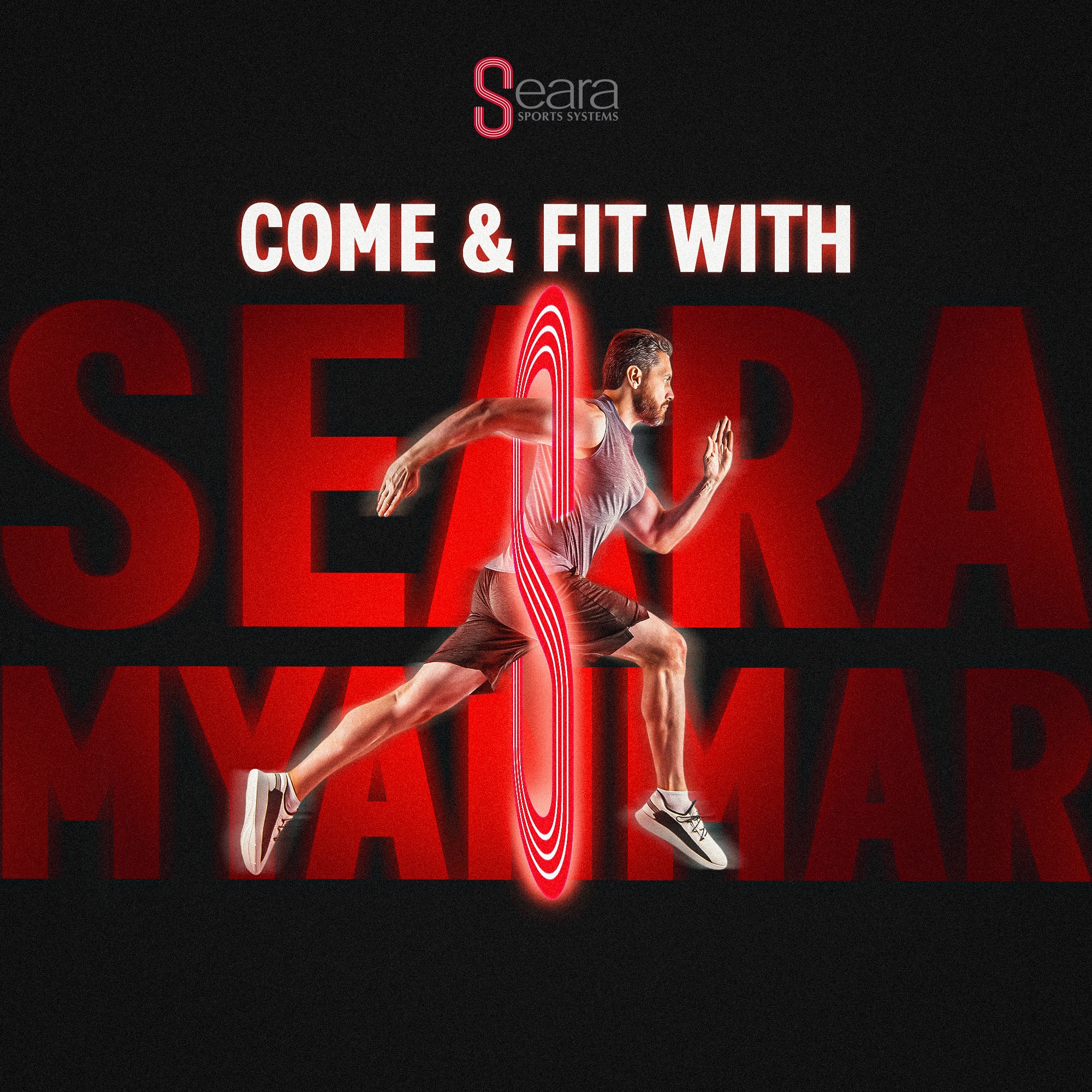 SEARA Myanmar Facebook ad: SEARA provides international standard sports, recreation…