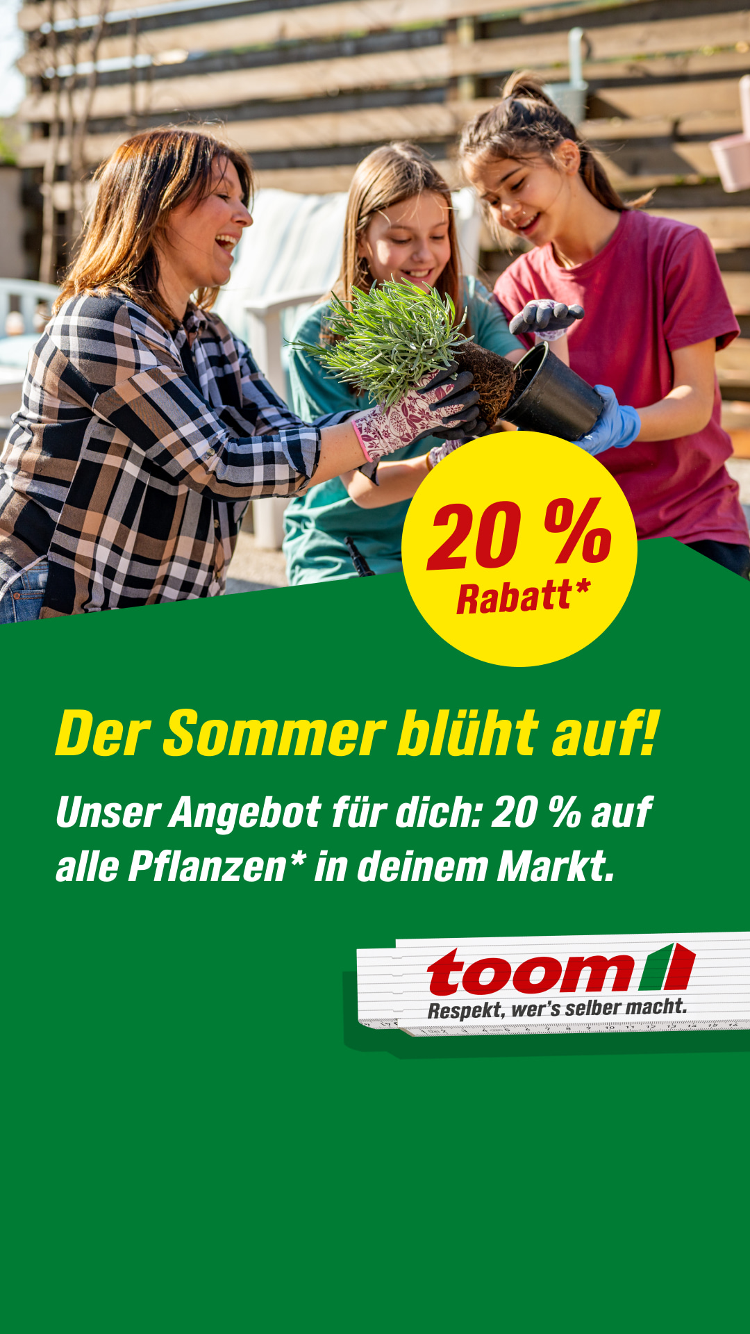 toom Baumarkt Facebook ad