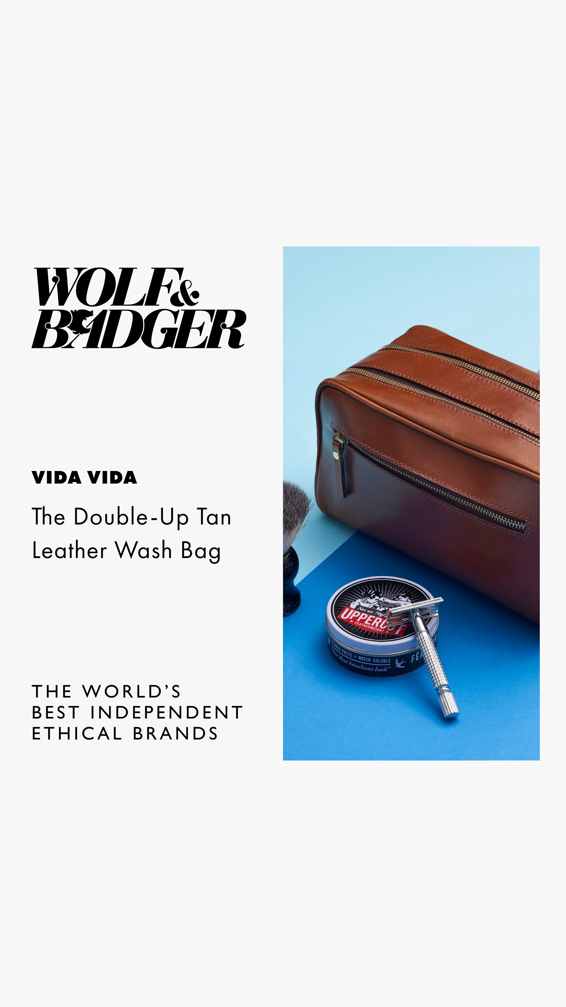 Wolf & Badger Facebook ad