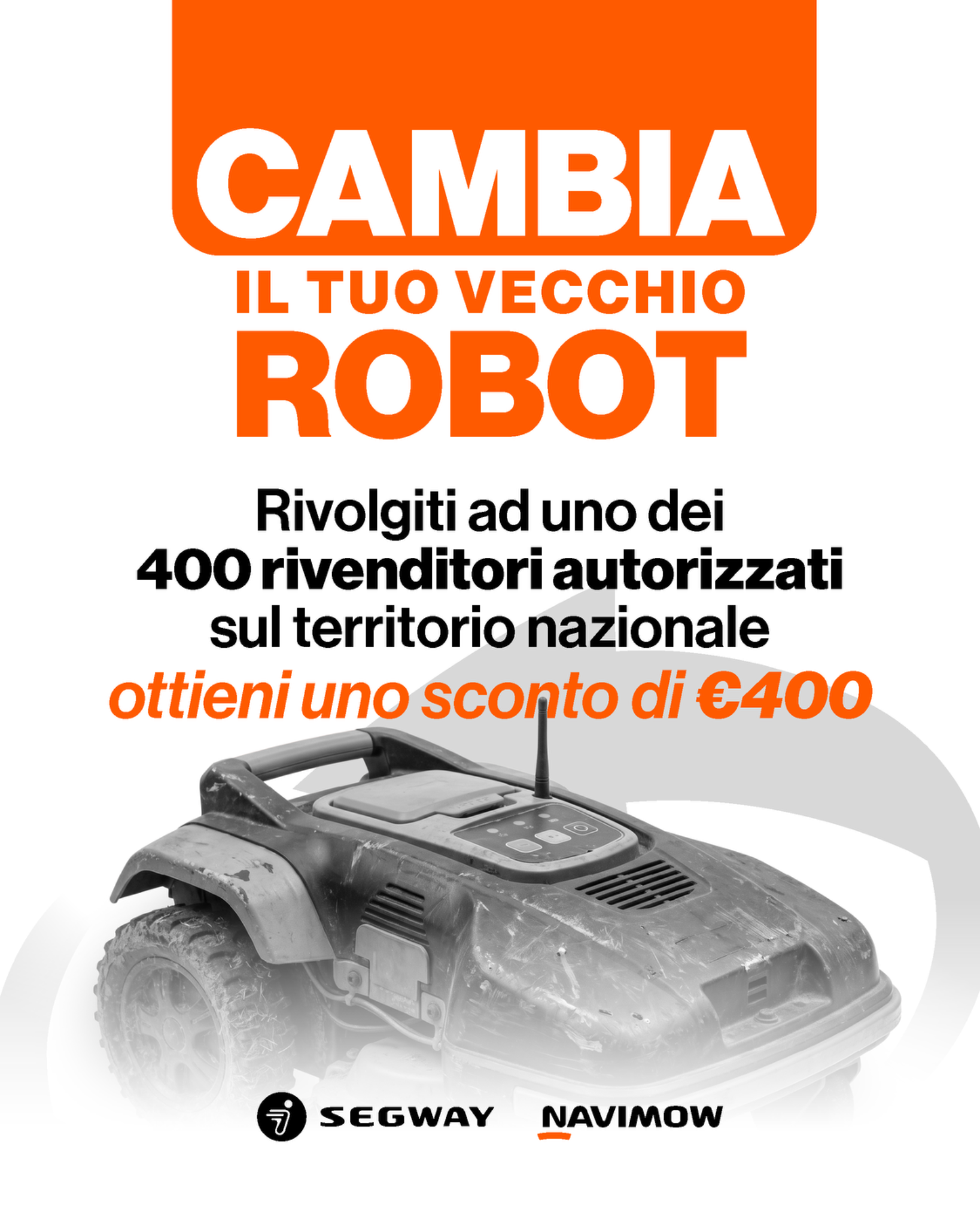 Segway Navimow Italia Facebook ad from Jul 22, 2026