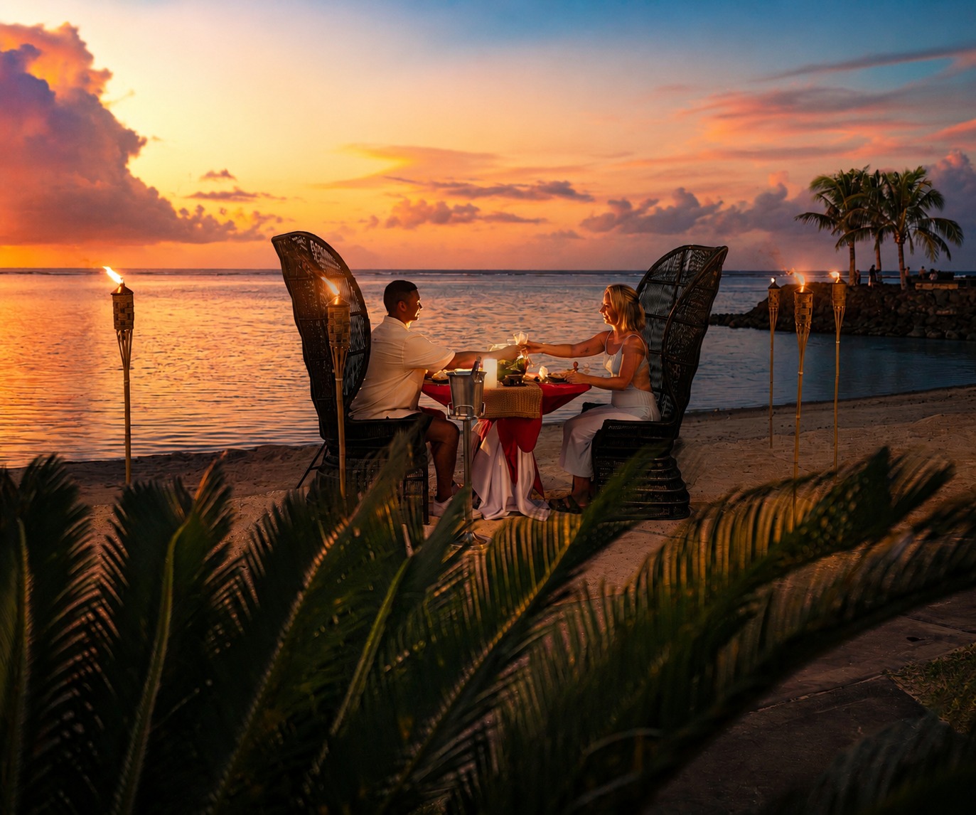 Taumeasina Island Resort Facebook ad