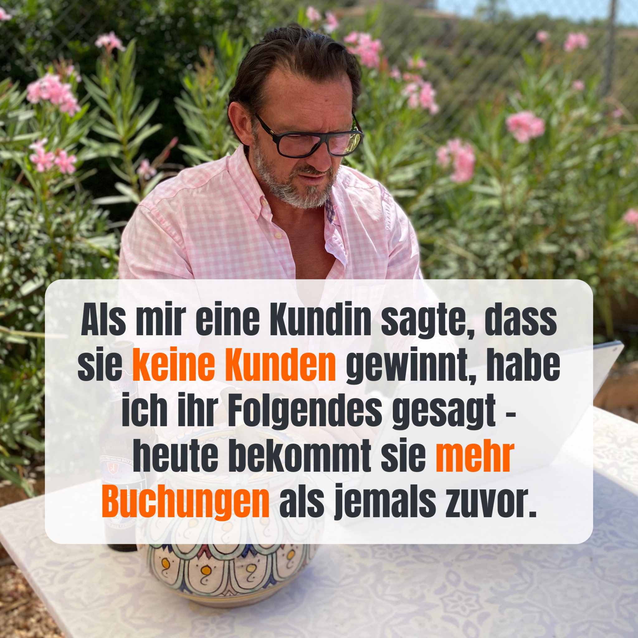 Oliver Geisselhart Facebook ad: Mehr Umsatz ist nicht gleich mehr Gewinn.
