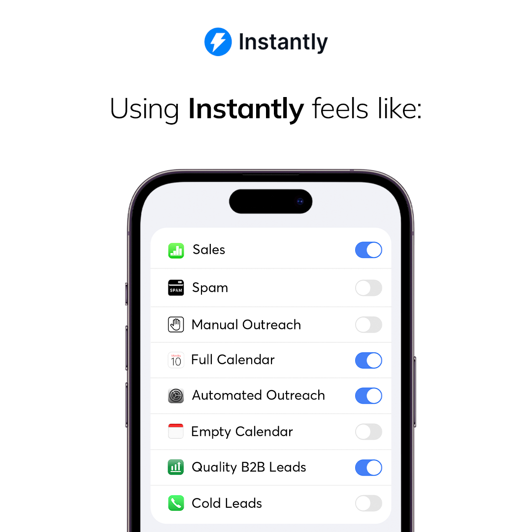 Instantly.ai Facebook ad