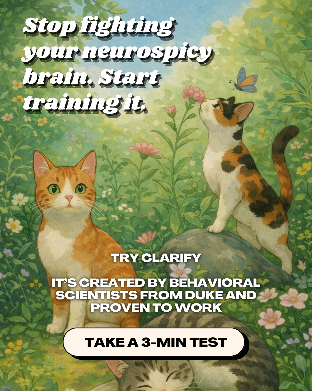 Clarify - Your Focus Keeper Facebook ad