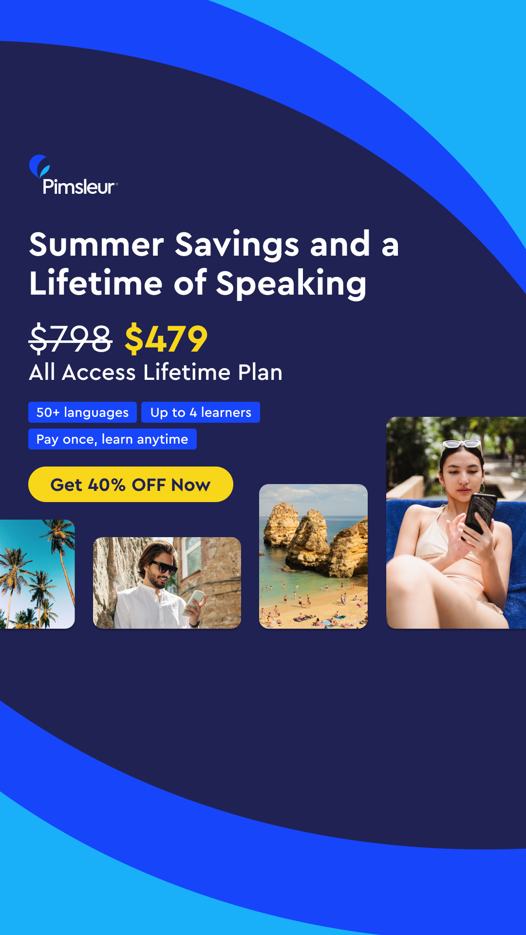 Pimsleur Language Programs Facebook ad