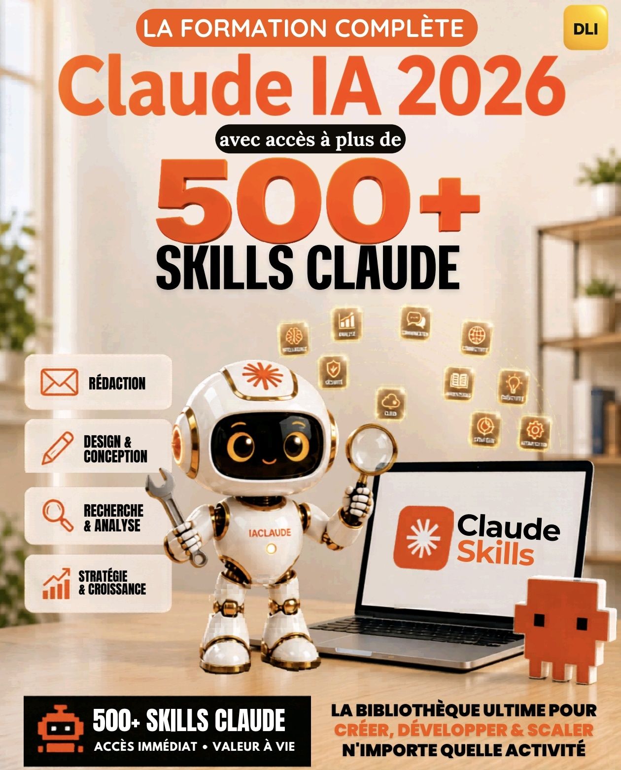 Digital Leader Impact Facebook ad: Combien d'heures tu perds chaque semaine sur des…
