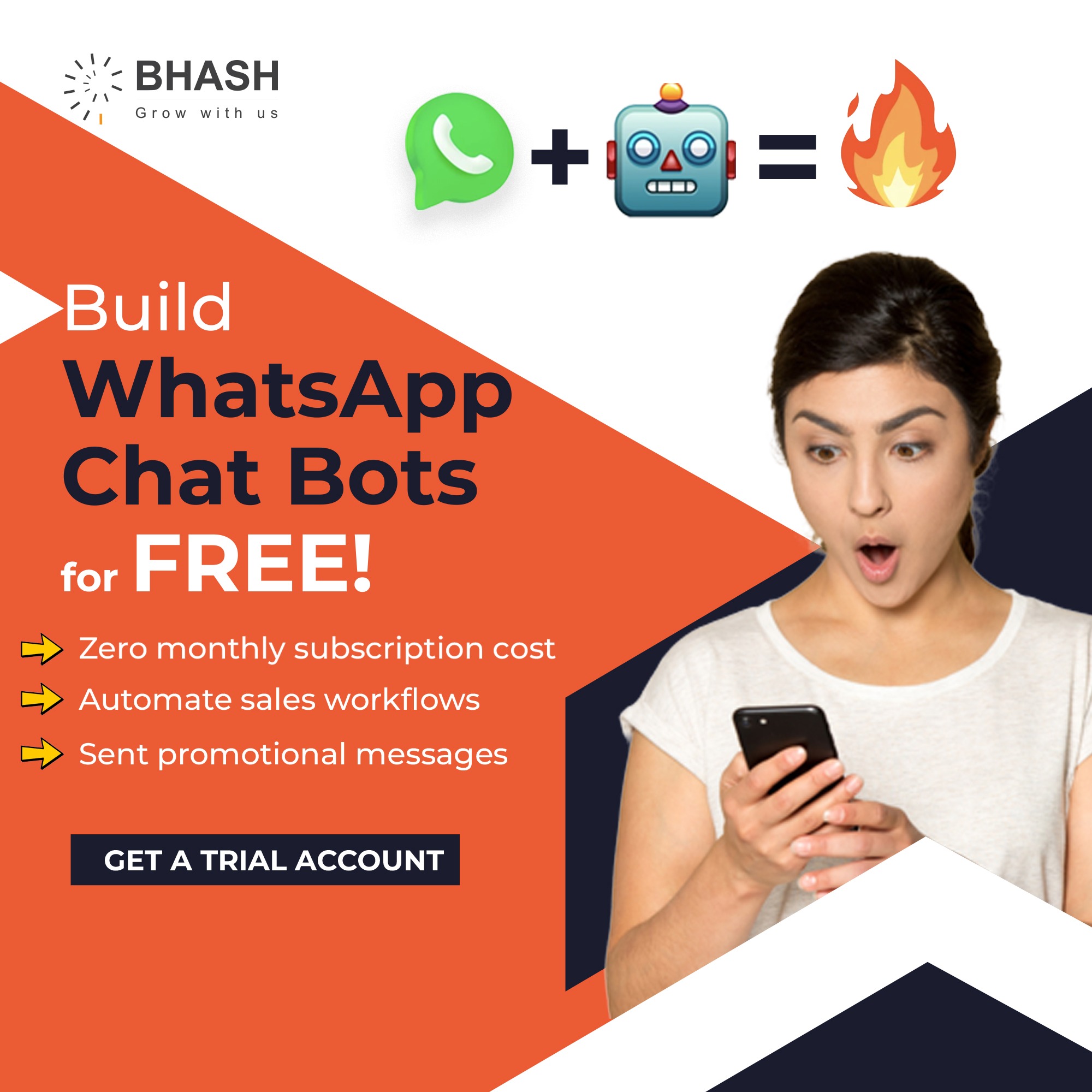 BhashSMS Facebook ad