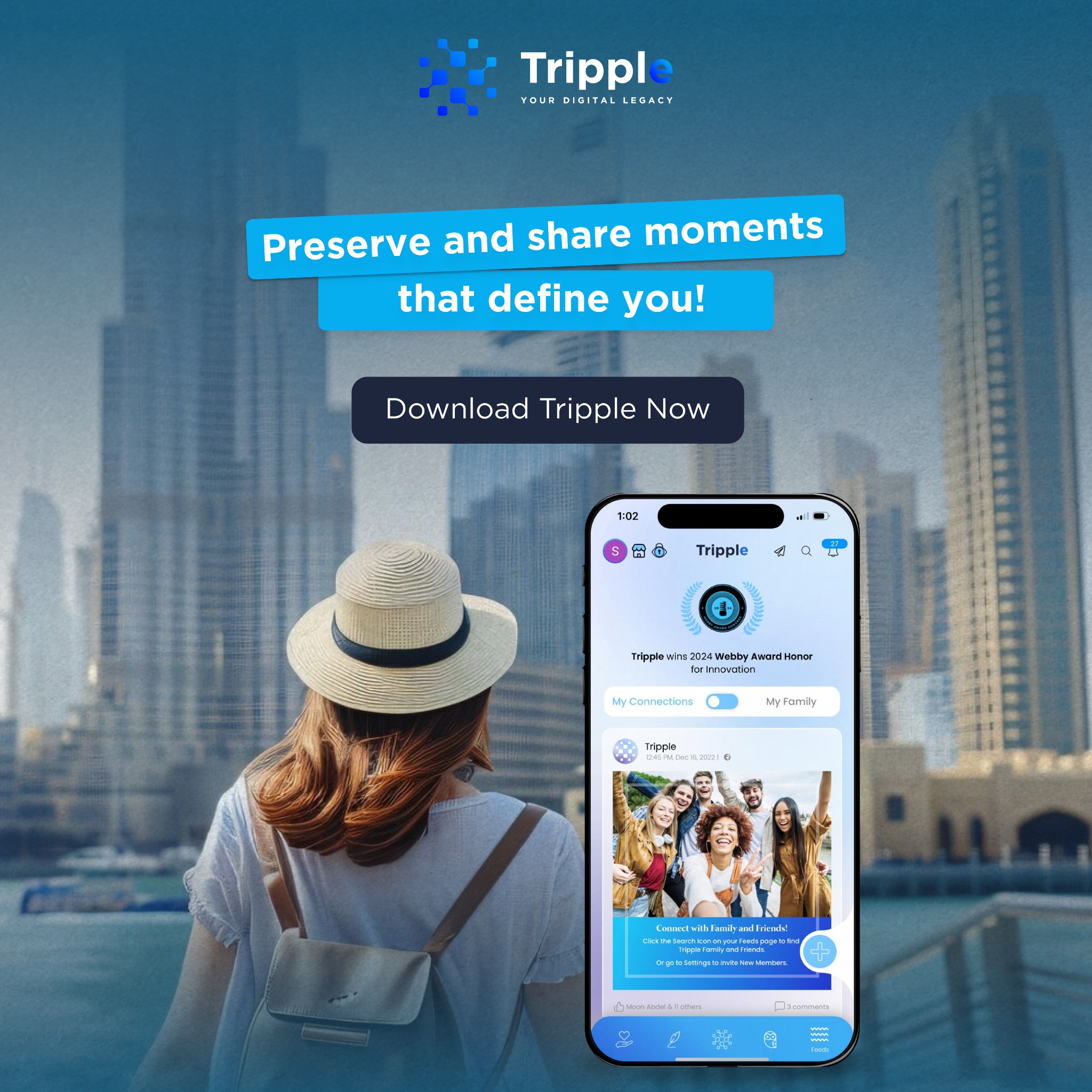 Tripple - Digital Will & Online Legacy Facebook ad