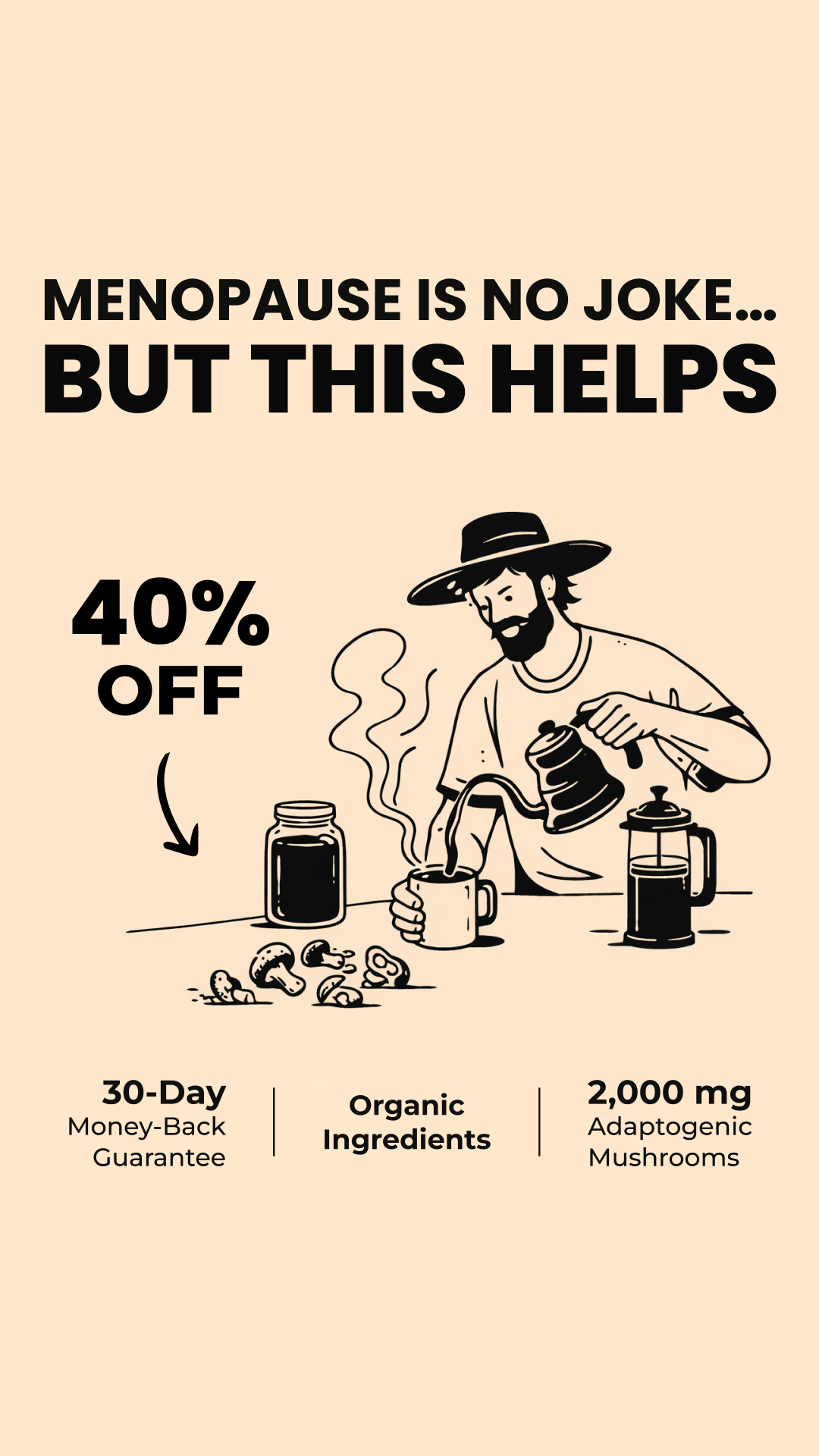 RYZE Superfoods Facebook ad