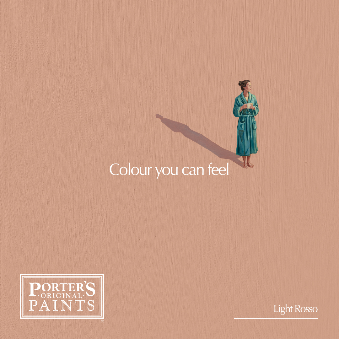Porter's Paints Facebook ad: Colour you can feel.