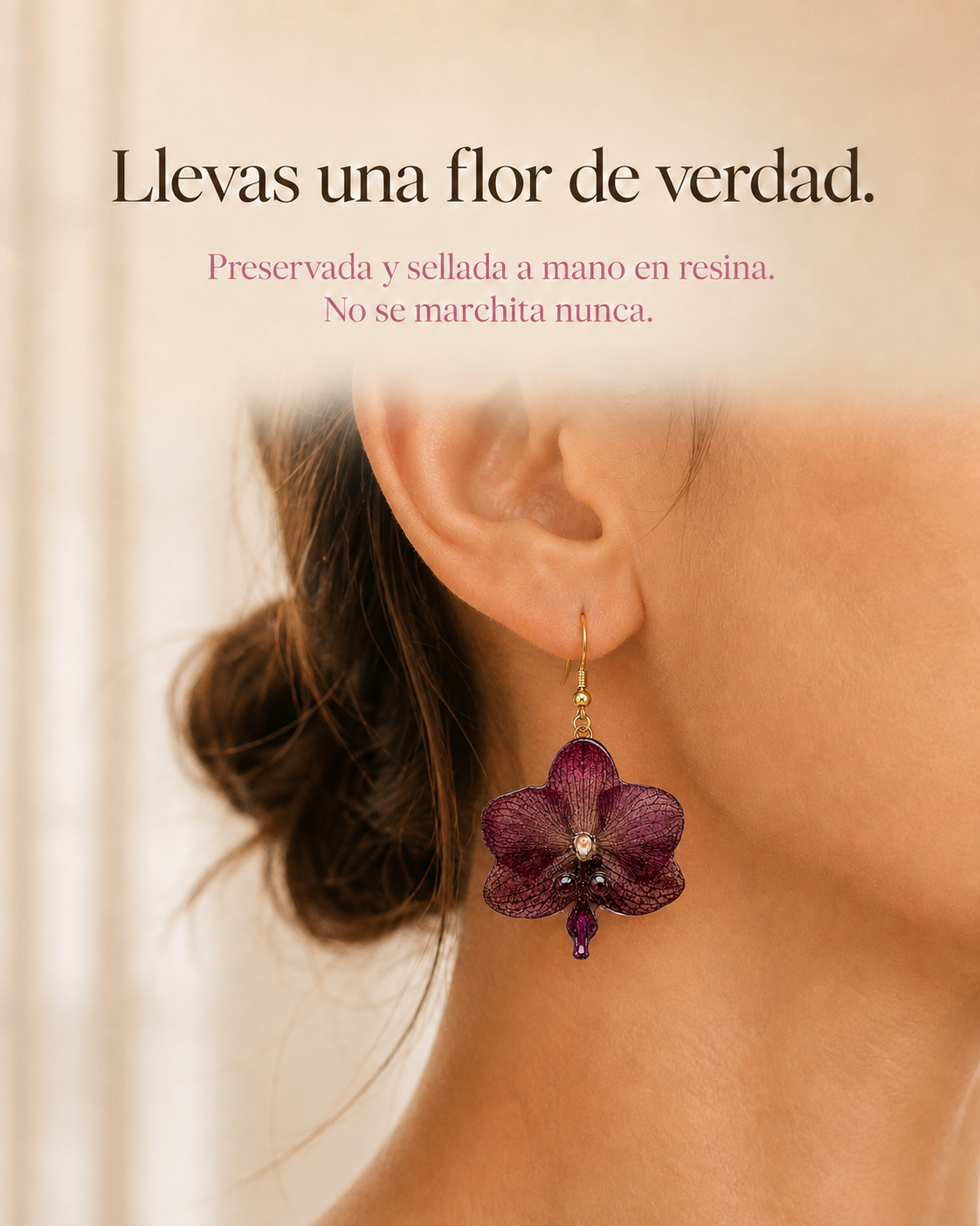 Eterna by Zahara Facebook ad: La belleza de una flor real, para siempre