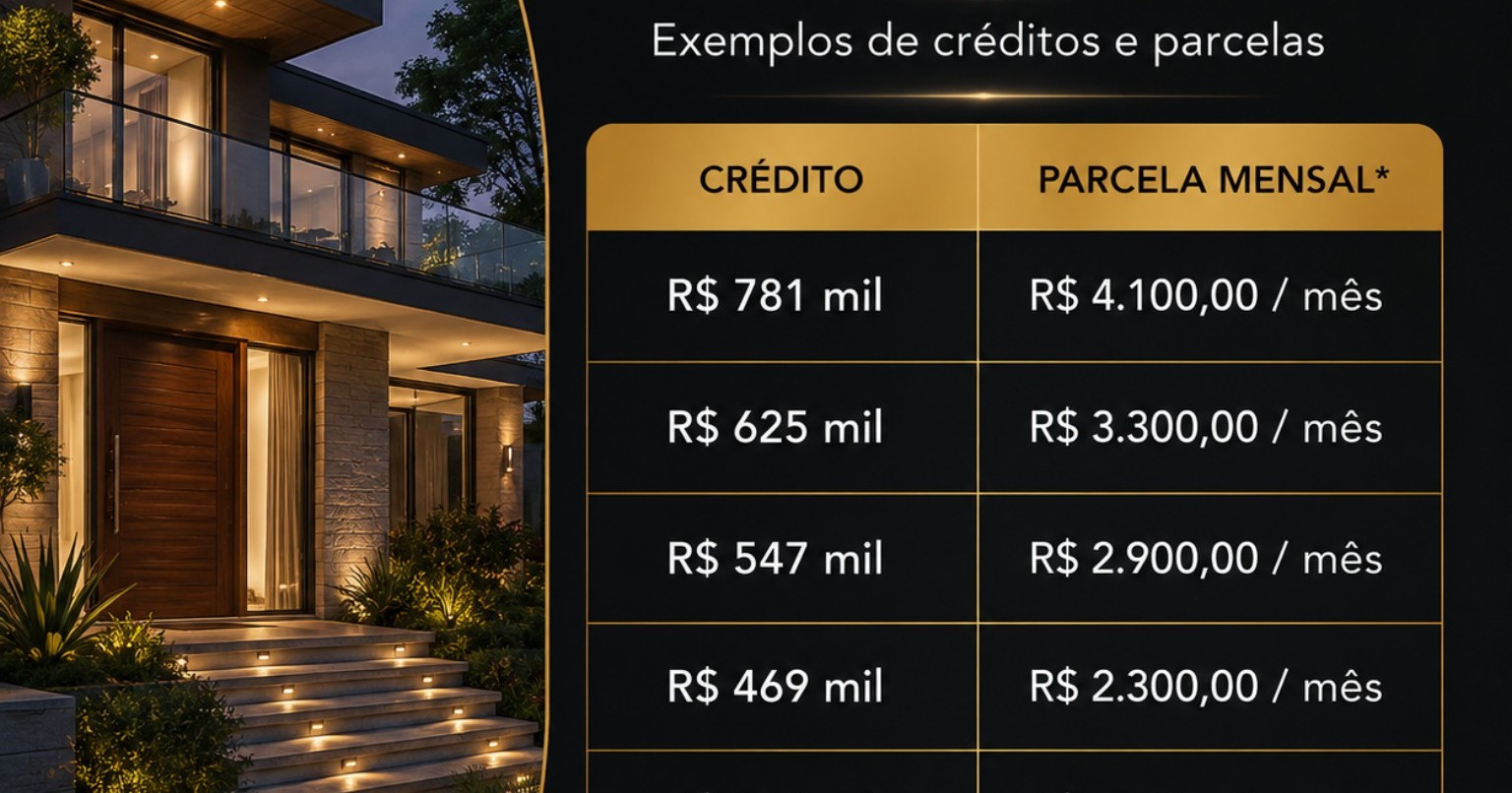 Cartas Contempladas & Consórcio Imobiliário Facebook ad: Conquiste seu imóvel