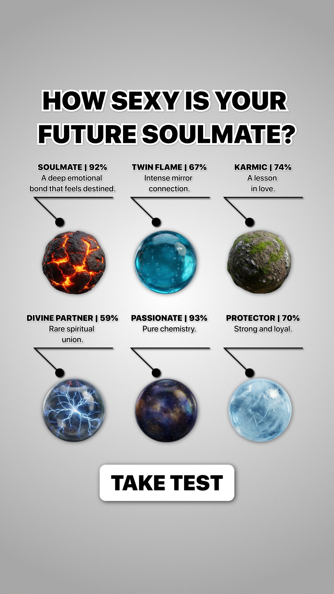Soulmate Drawing Facebook ad: Take quiz and check it out!