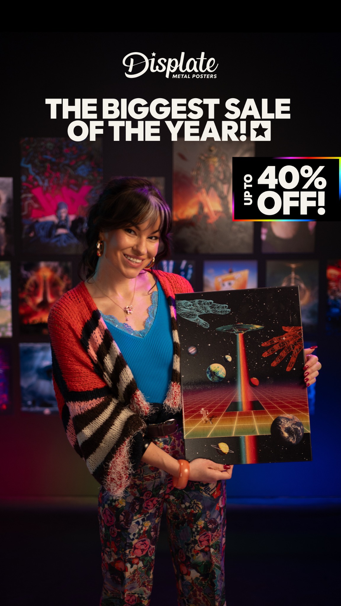 Displate Facebook ad