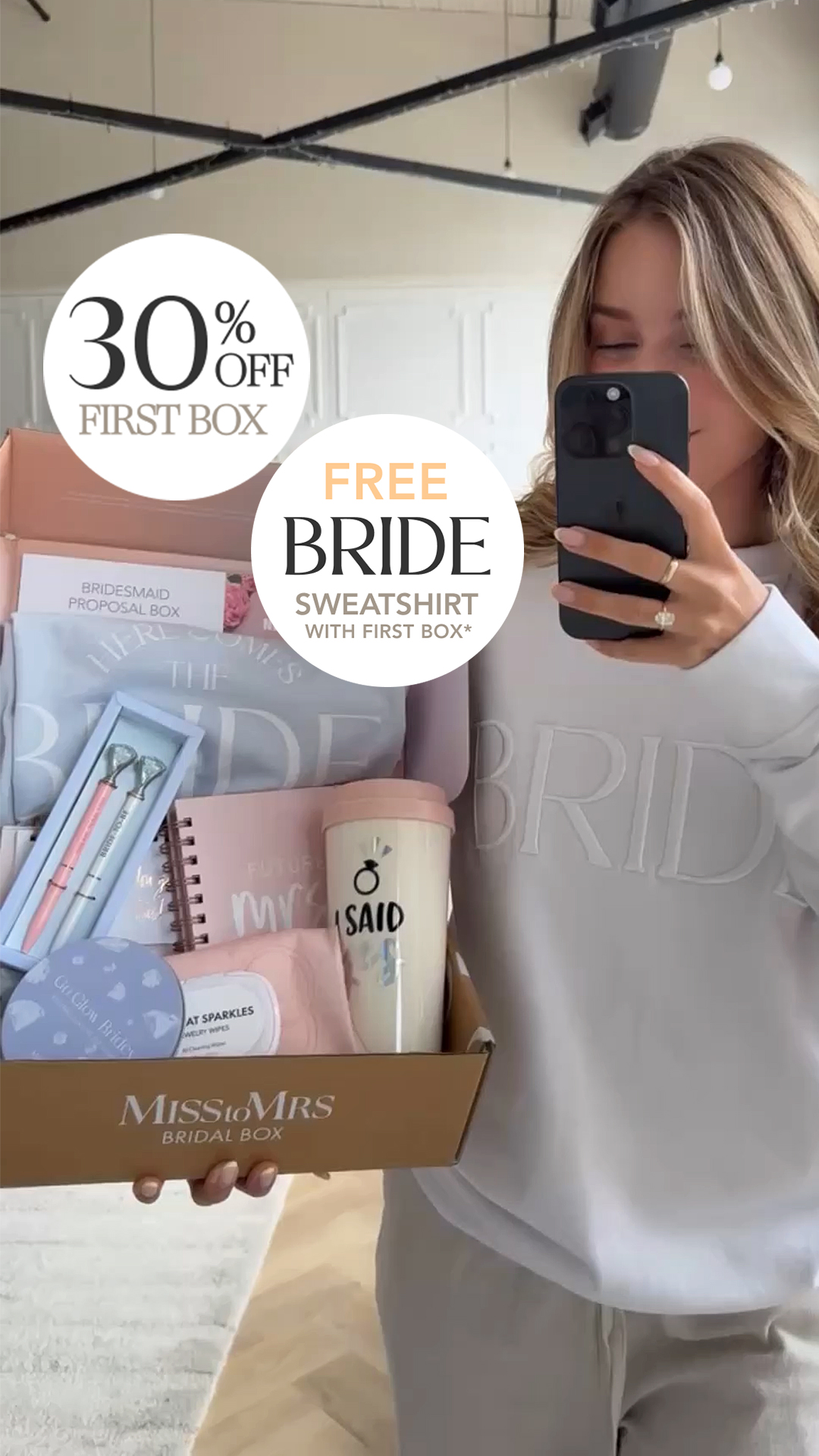 Miss To Mrs Box Facebook ad