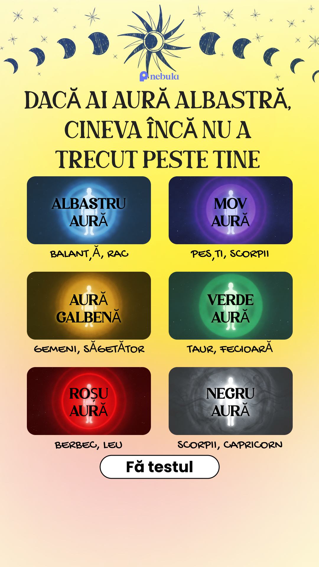 Nebula: Aura Power Reading Facebook ad