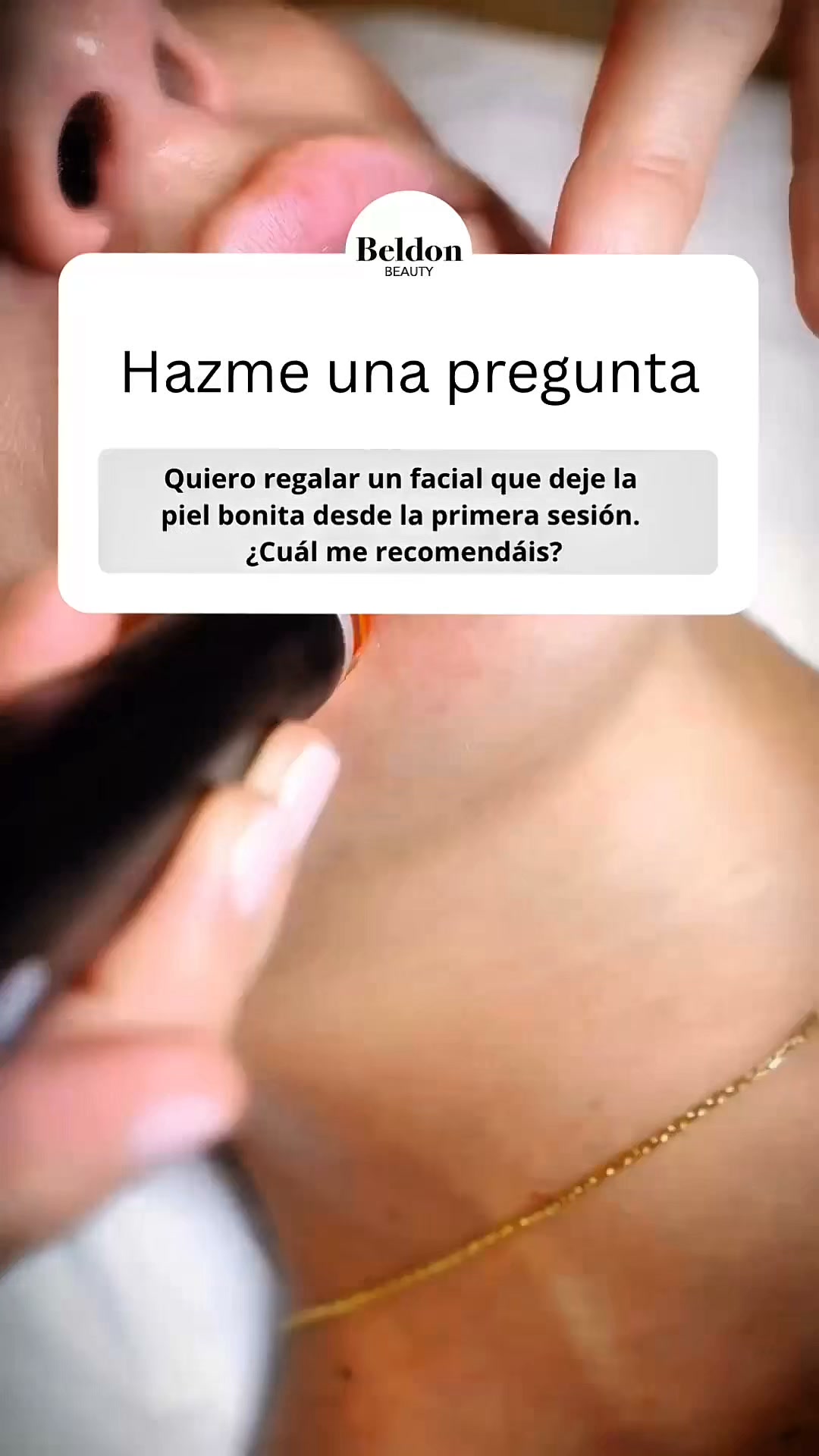 Beldon Beauty Facebook ad: Regala el facial que todas quieren