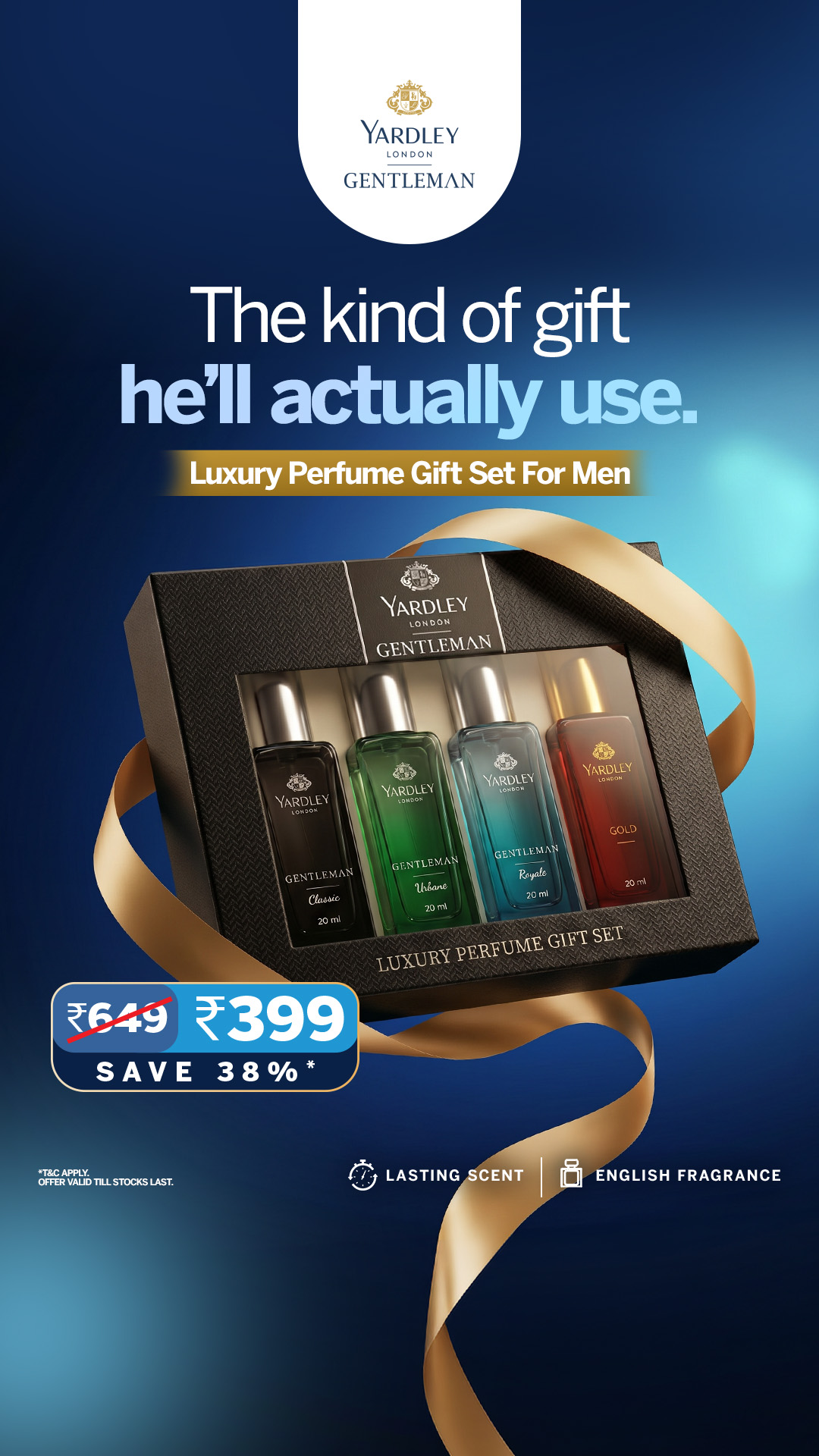 Yardley Gentleman Facebook ad from Jun 17, 2026