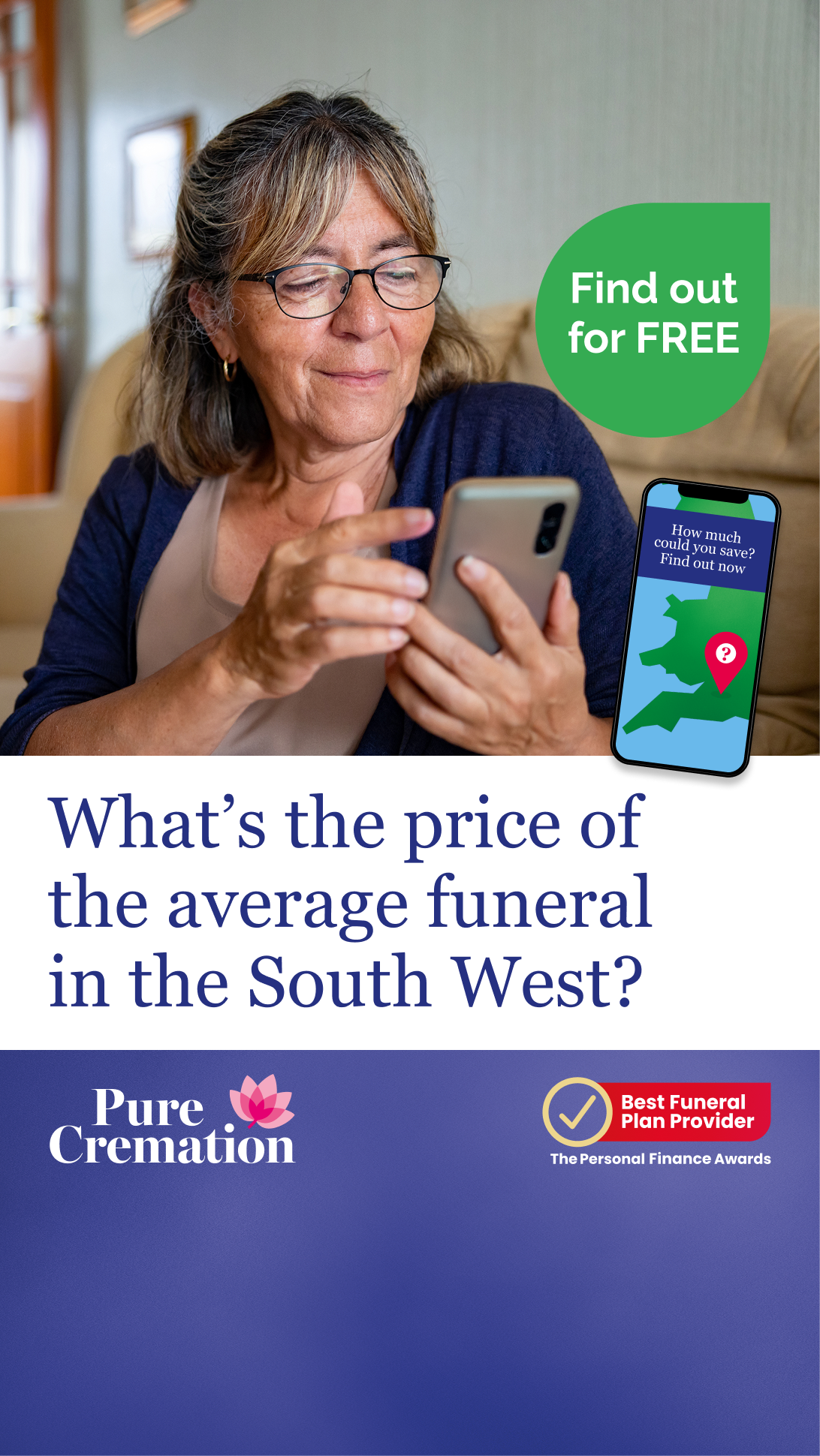 Pure Cremation Facebook ad from Jun 10, 2026