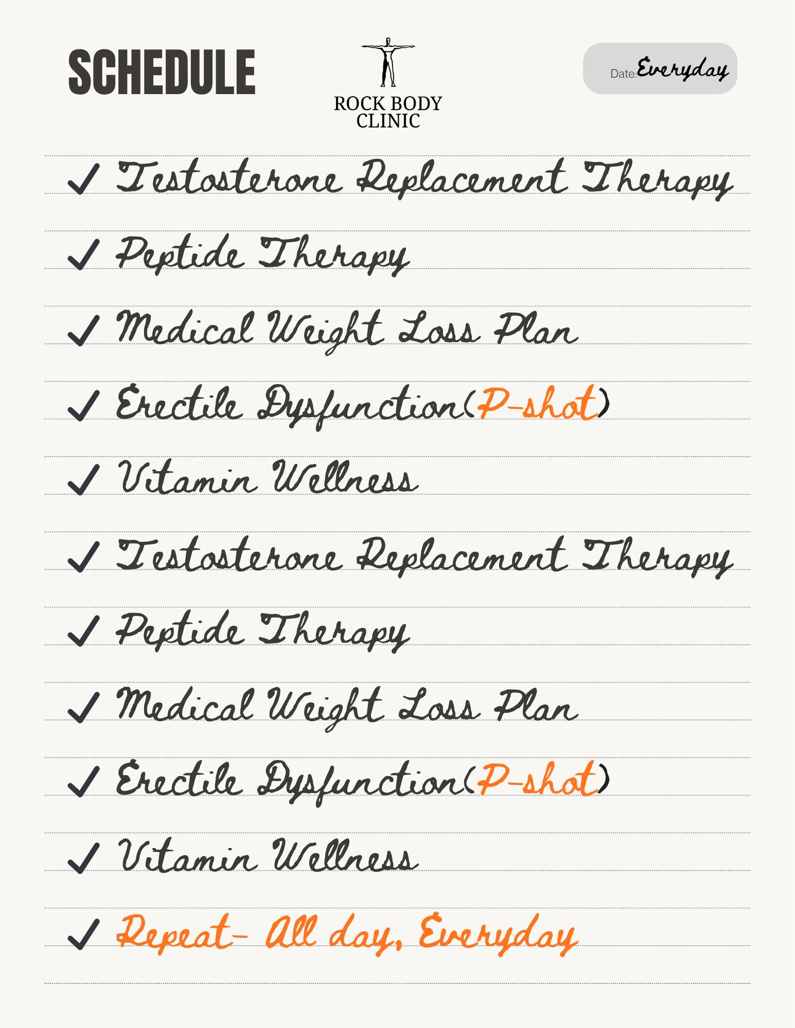Rock Body Clinic Facebook ad: A Complimentary Consultation is the beginning of your…