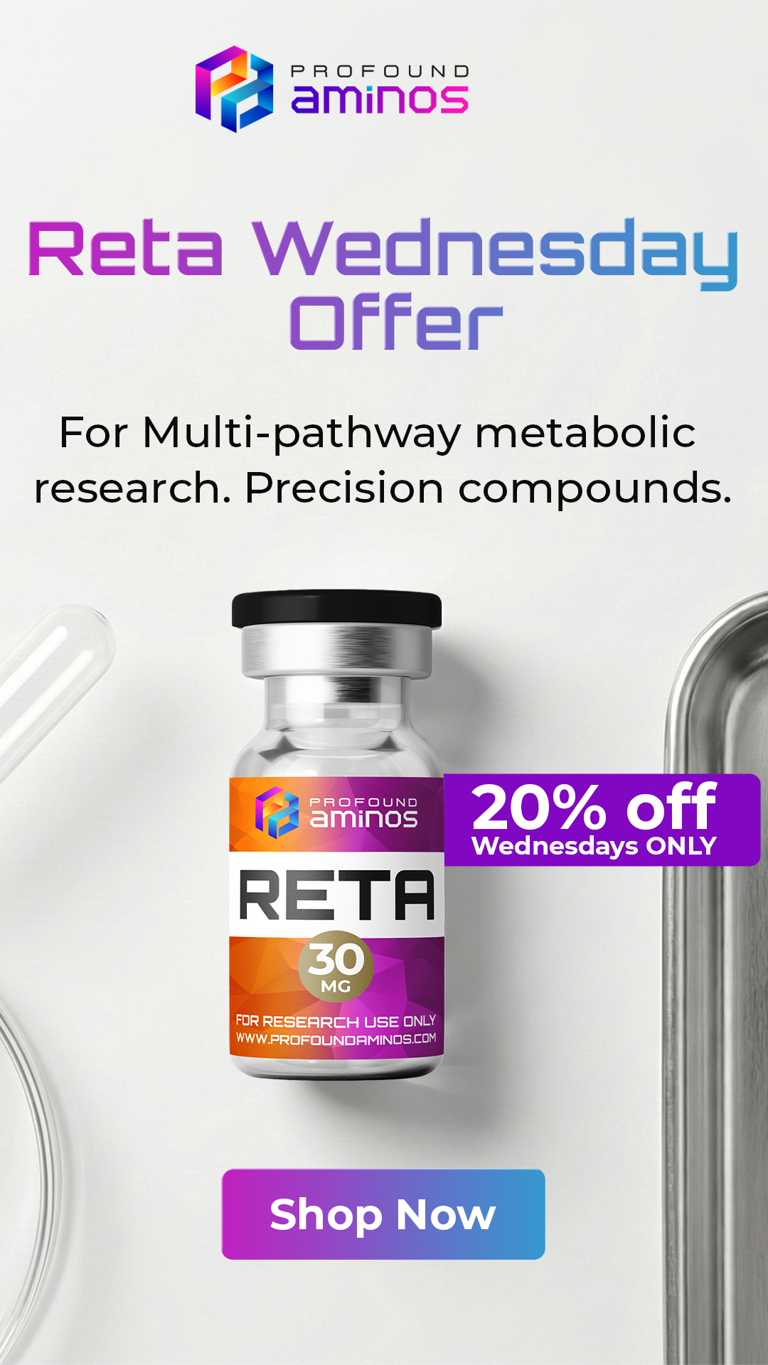 Profound Aminos Store Facebook ad