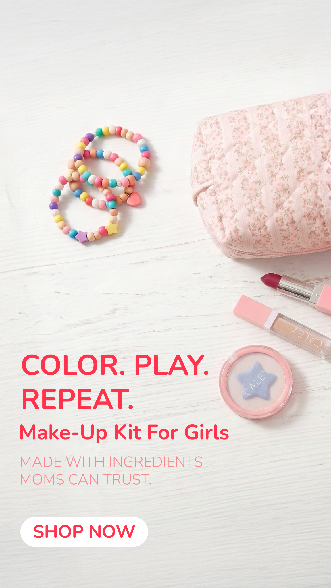 Caley Cosmetics Facebook ad from Jun 1, 2026