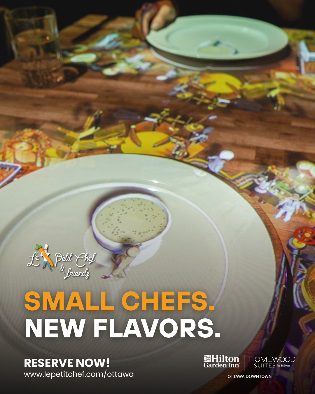 Le Petit Chef Facebook ad