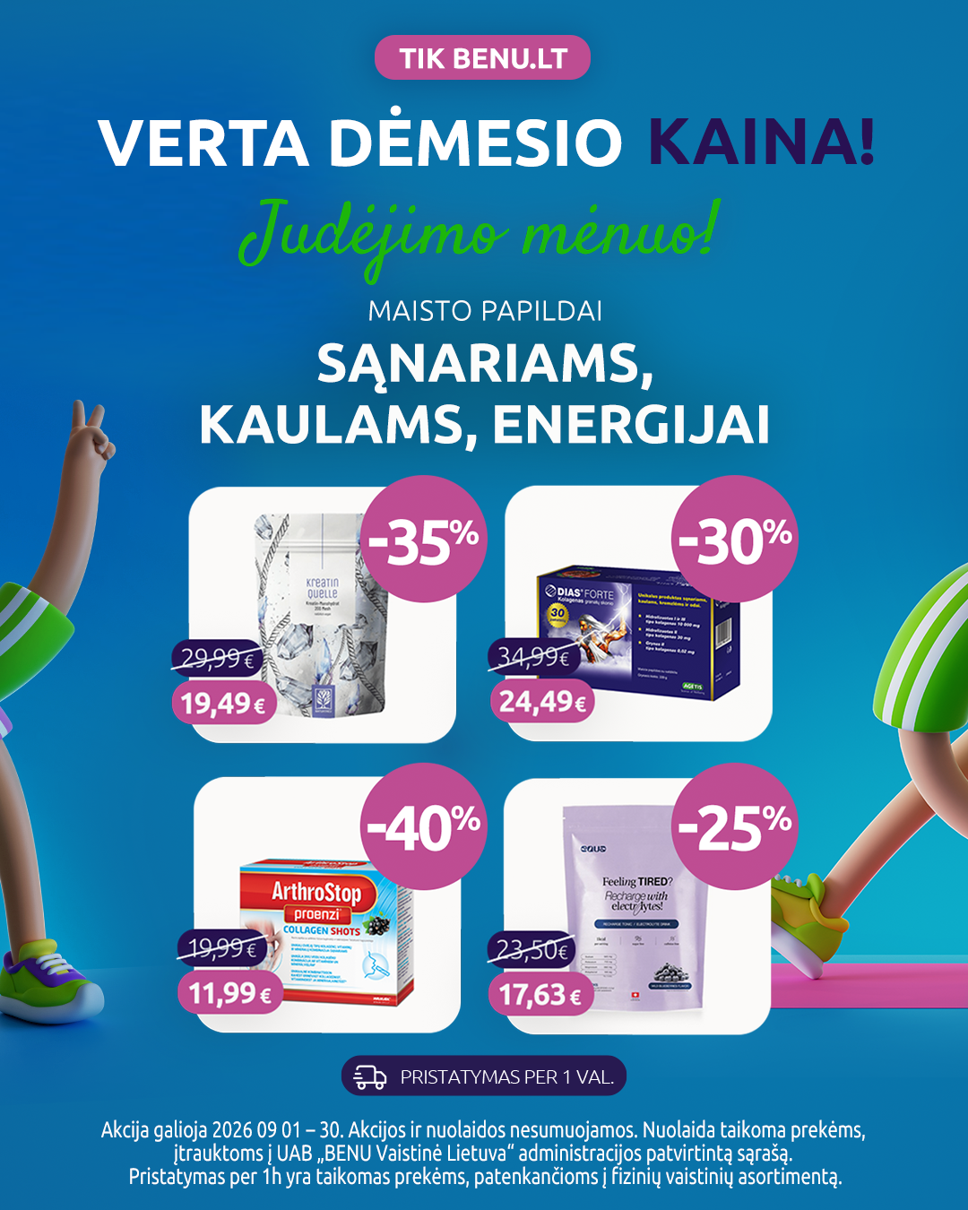 BENU Vaistinė Facebook ad: Apsipirk benu.lt