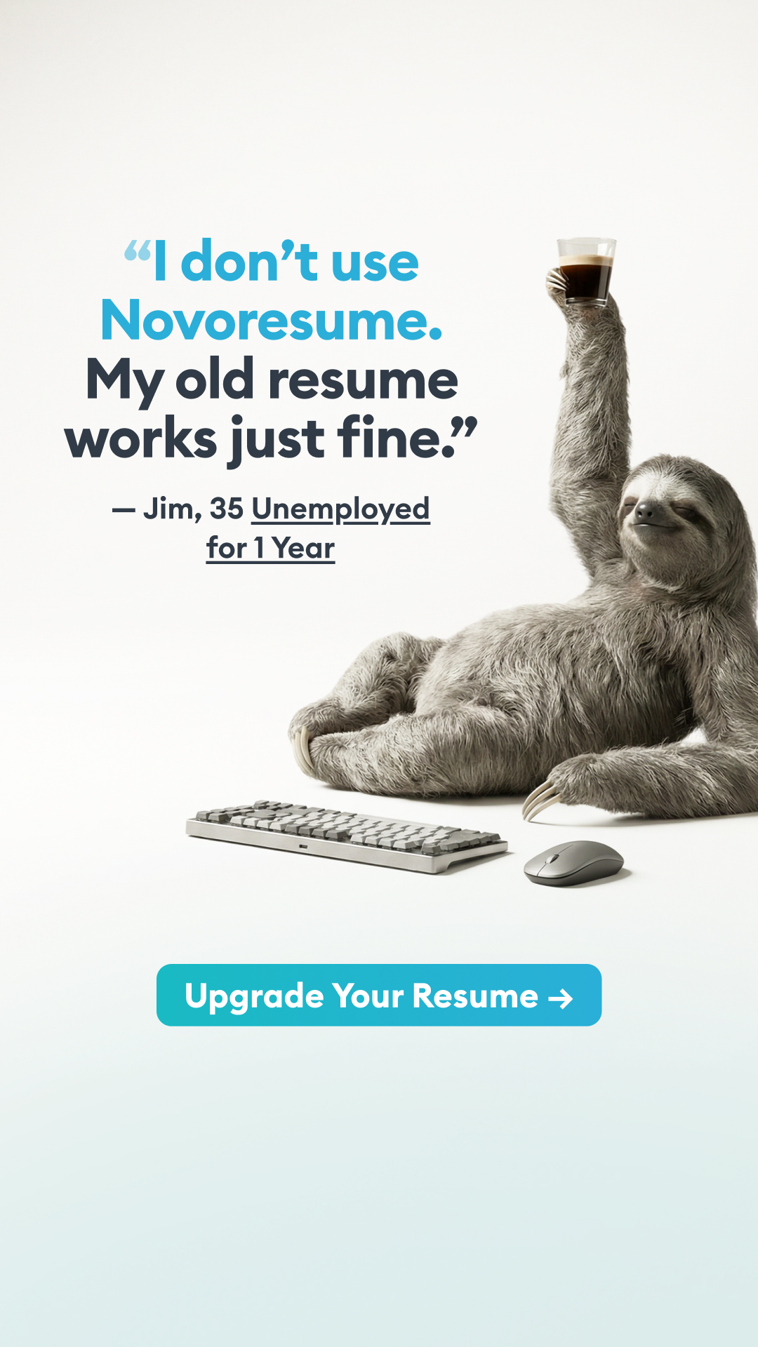 Novorésumé Facebook ad