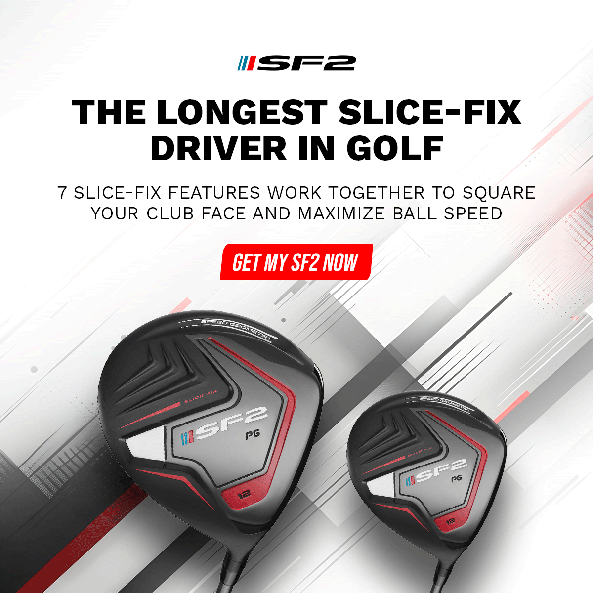 Performance Golf Facebook ad