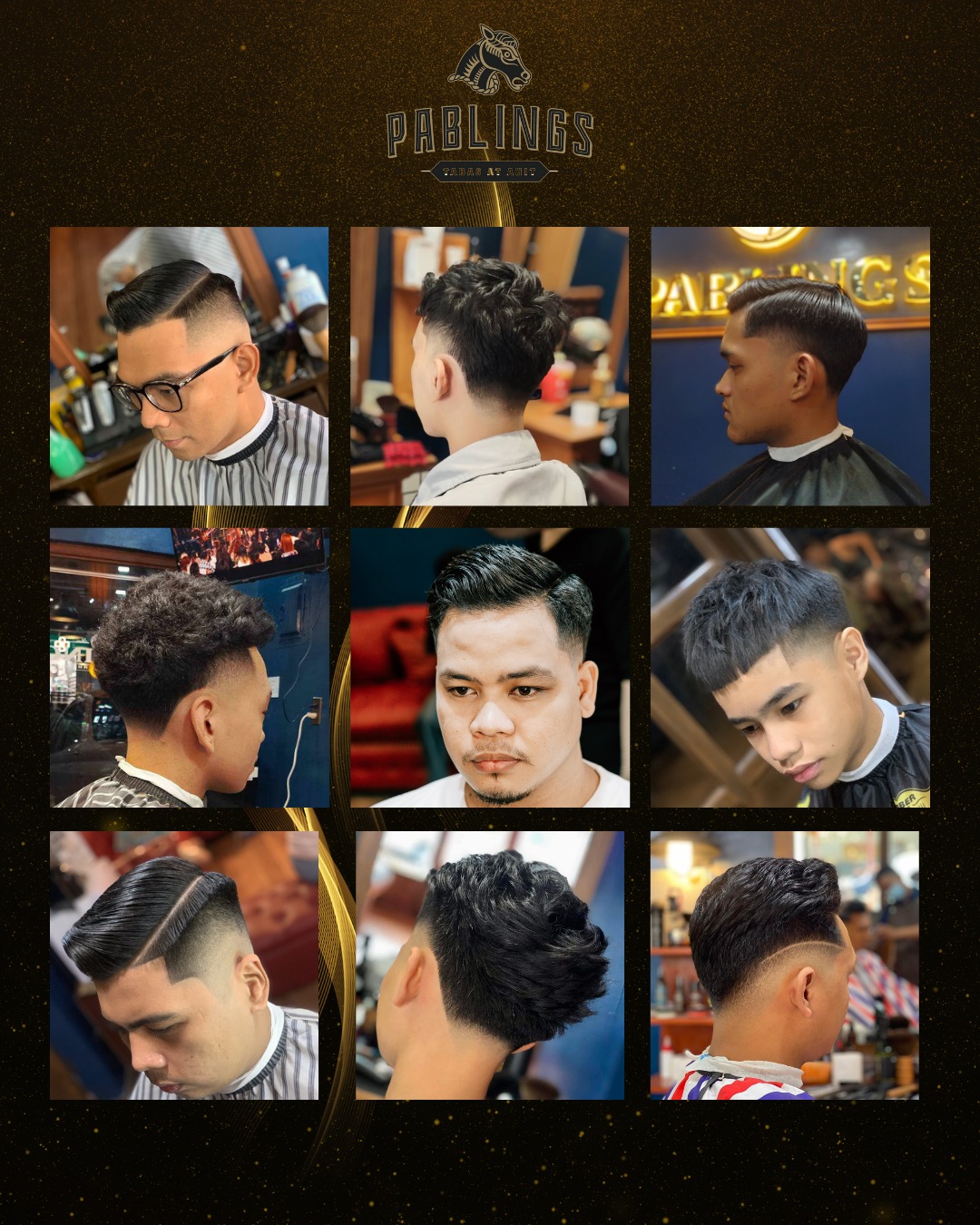 Pablings Barbershop Tabing Ilog - Marilao Facebook ad: Your look is your signature, make it sharp.