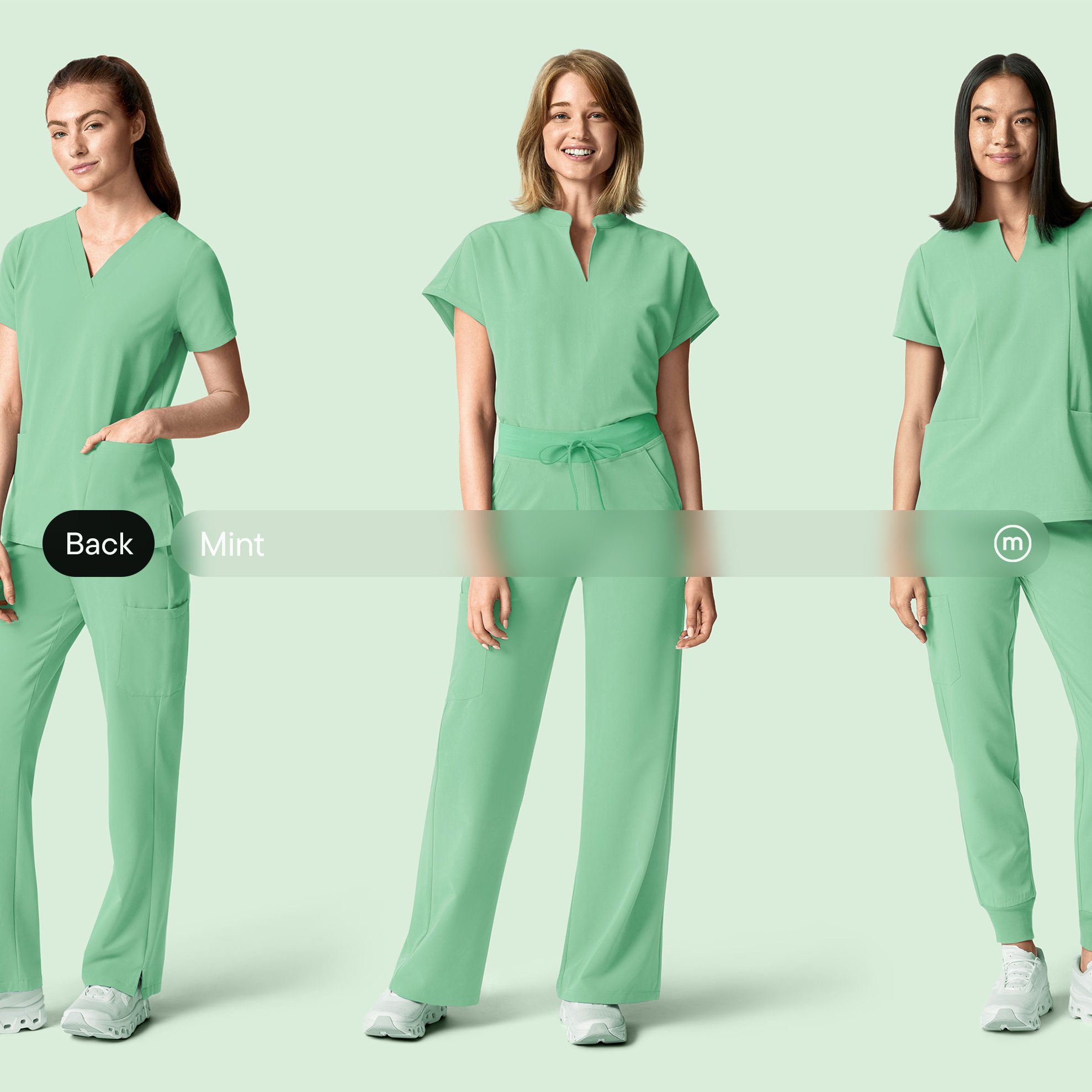Mandala Scrubs Facebook ad: Tops for $19.99