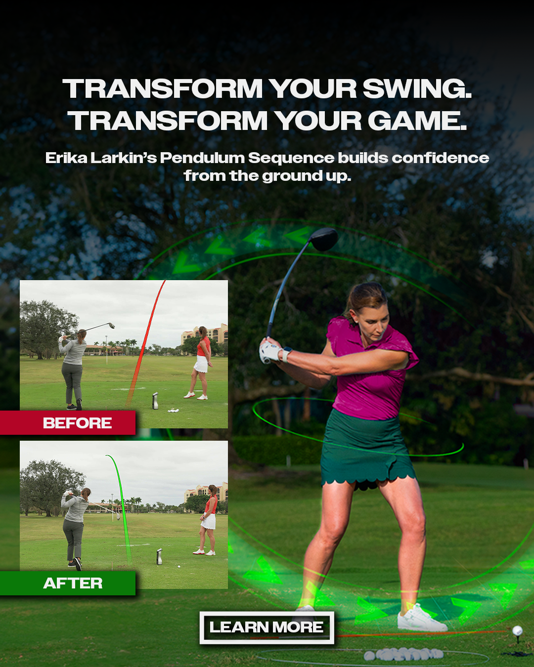 Performance Golf Facebook ad