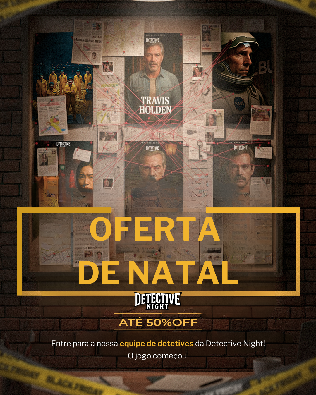 Detective Night Facebook ad: A promoção de natal que te transforma em detetive