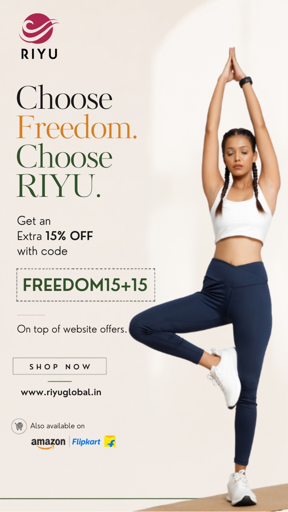 Riyu Global India Facebook ad: RIYU | Best Athletic Apparel Online