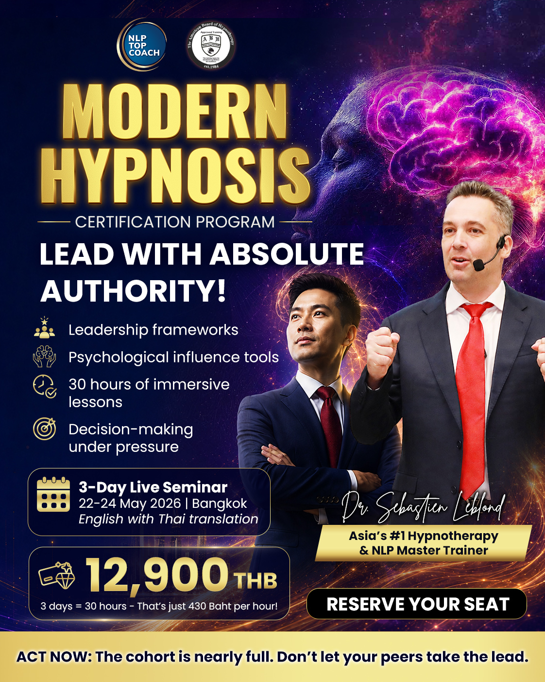 NLP Top Coach Bangkok Thailand Facebook ad