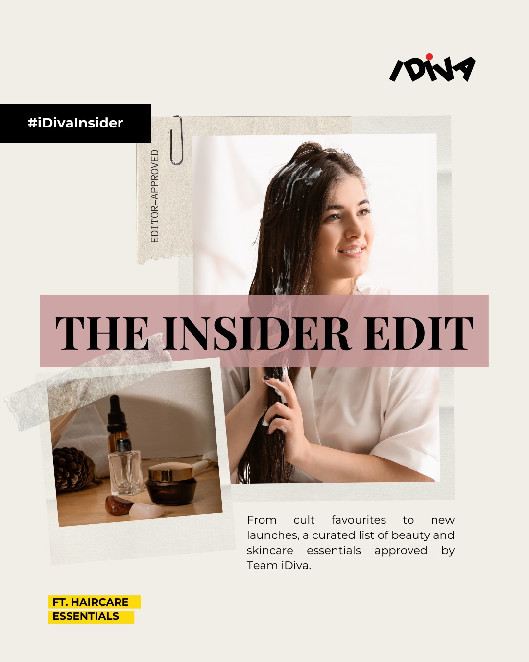 iDiva Facebook ad: Good hair days don’t just happen, they’re built…
