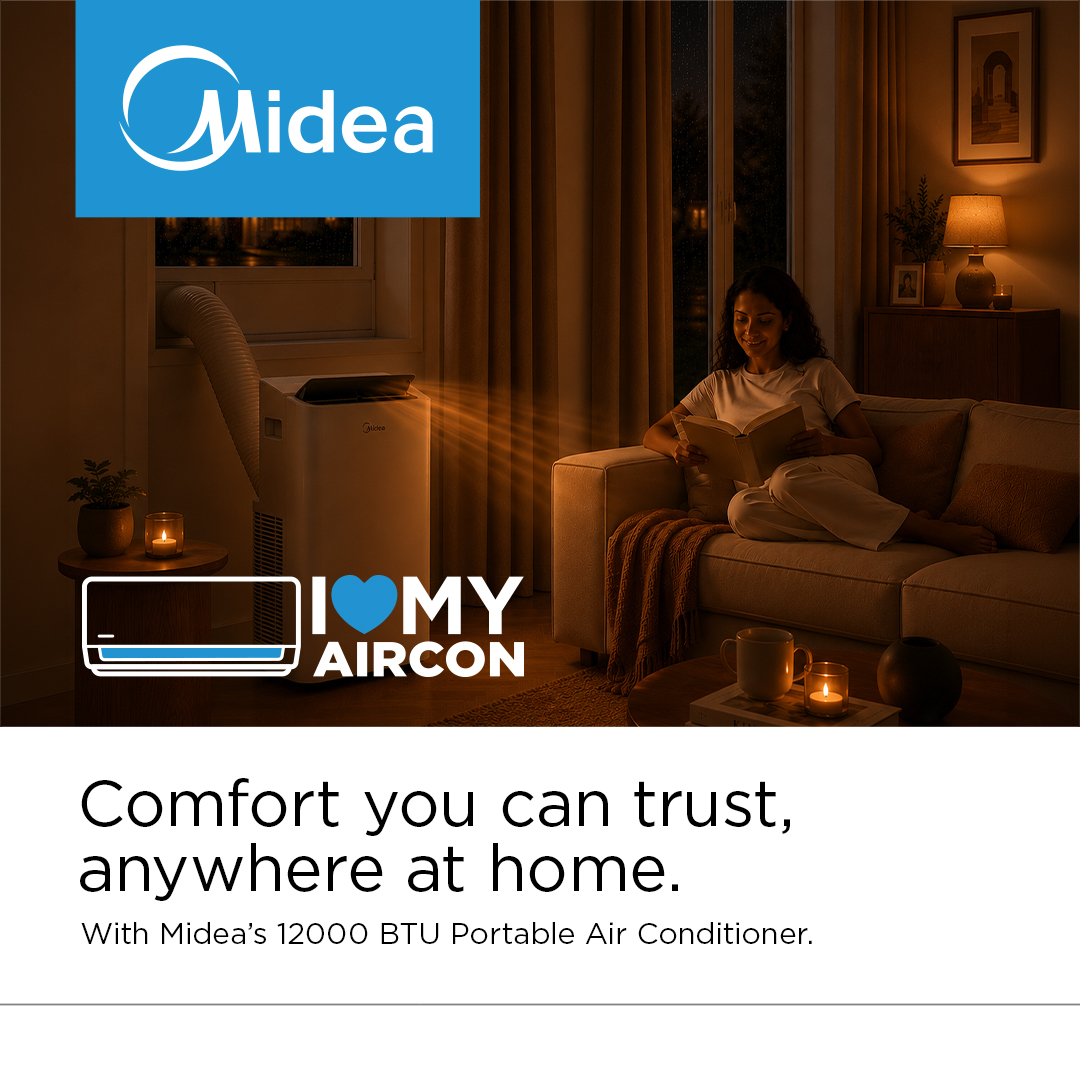 Midea South Africa Facebook ad: Some rooms just feel colder than others.