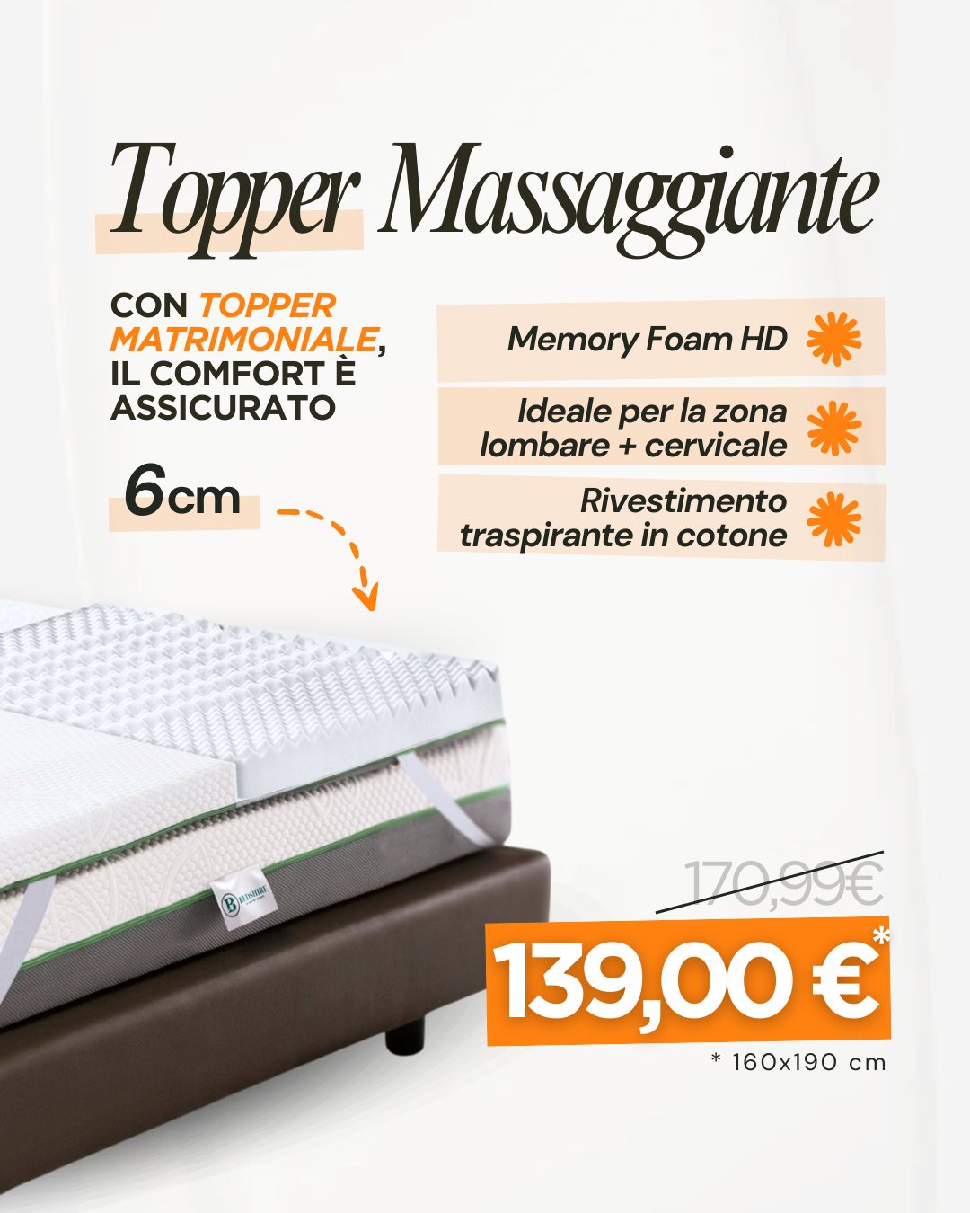 Materasso Bedshire ad creative