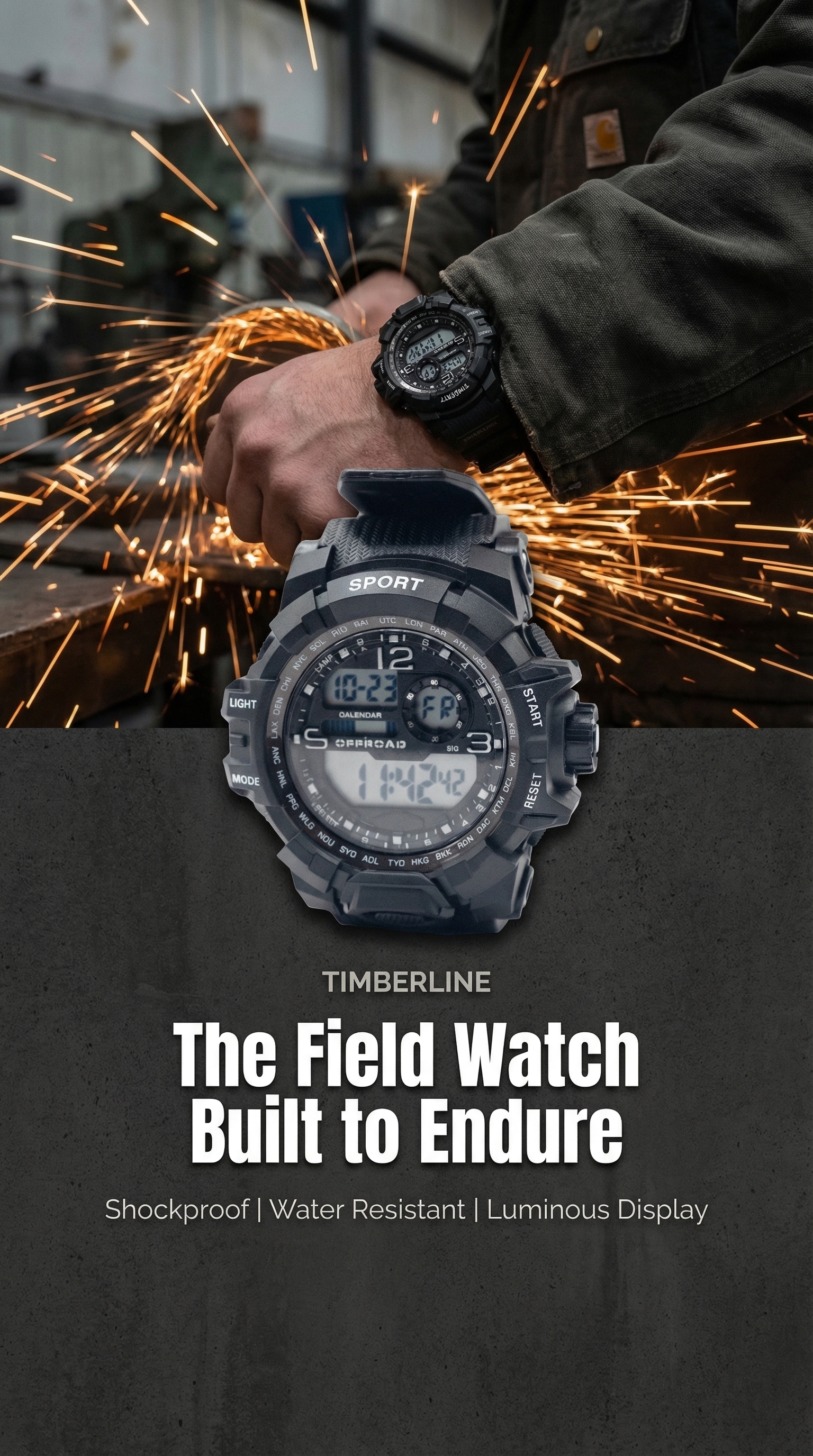 Off-Road Watches Facebook ad: Lost track of time on your outdoor adventures? Discover…