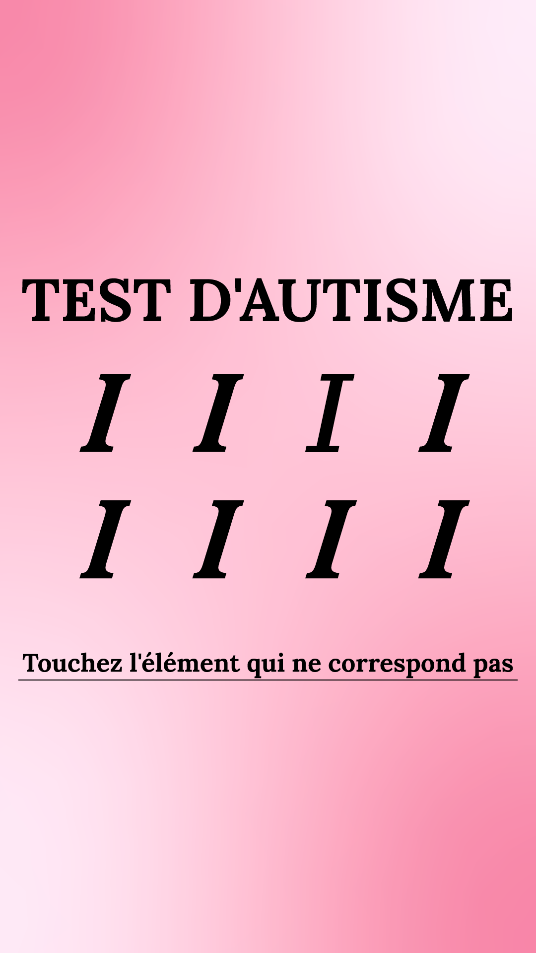 International IQ test Facebook ad
