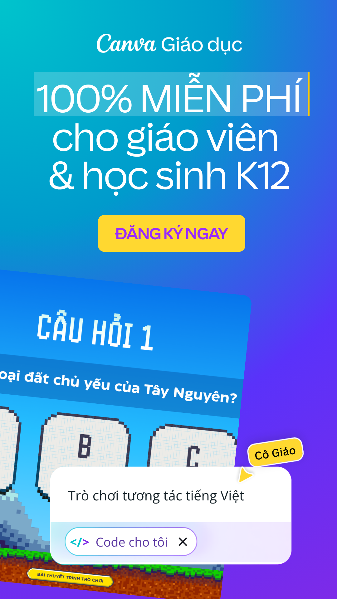Canva Vietnam Facebook ad