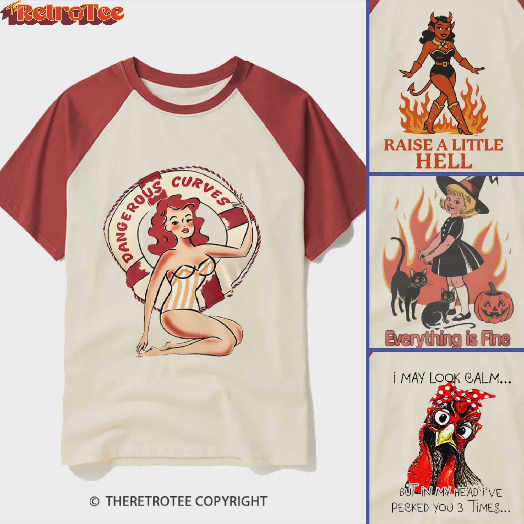 The RetroTee Facebook ad: Nostalgia With A Twist @TheRetroTee