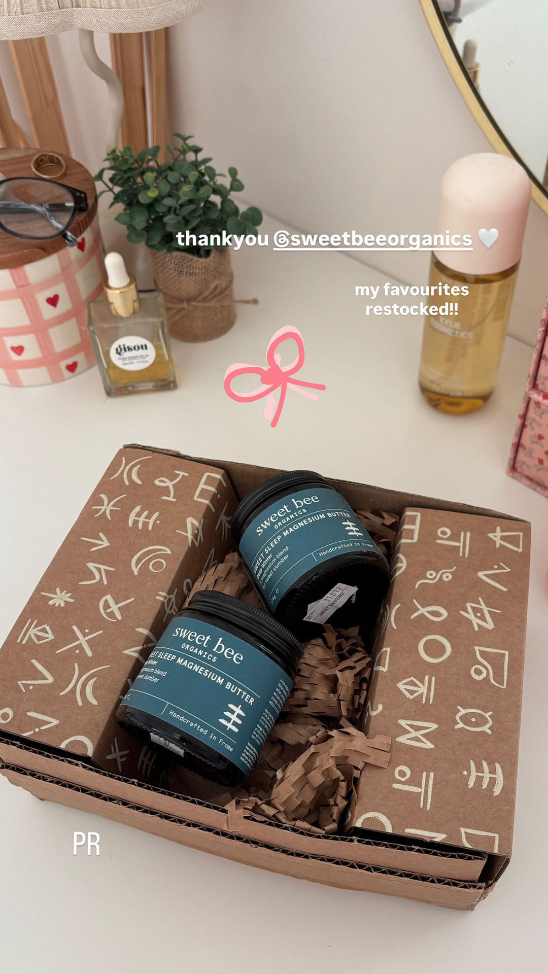 Sweet Bee Organics Facebook ad