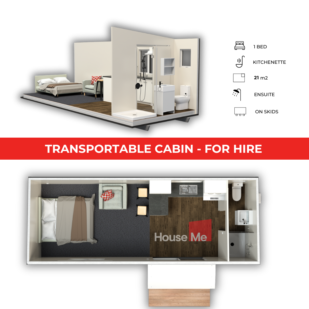 HouseMe Transportable Homes Facebook ad