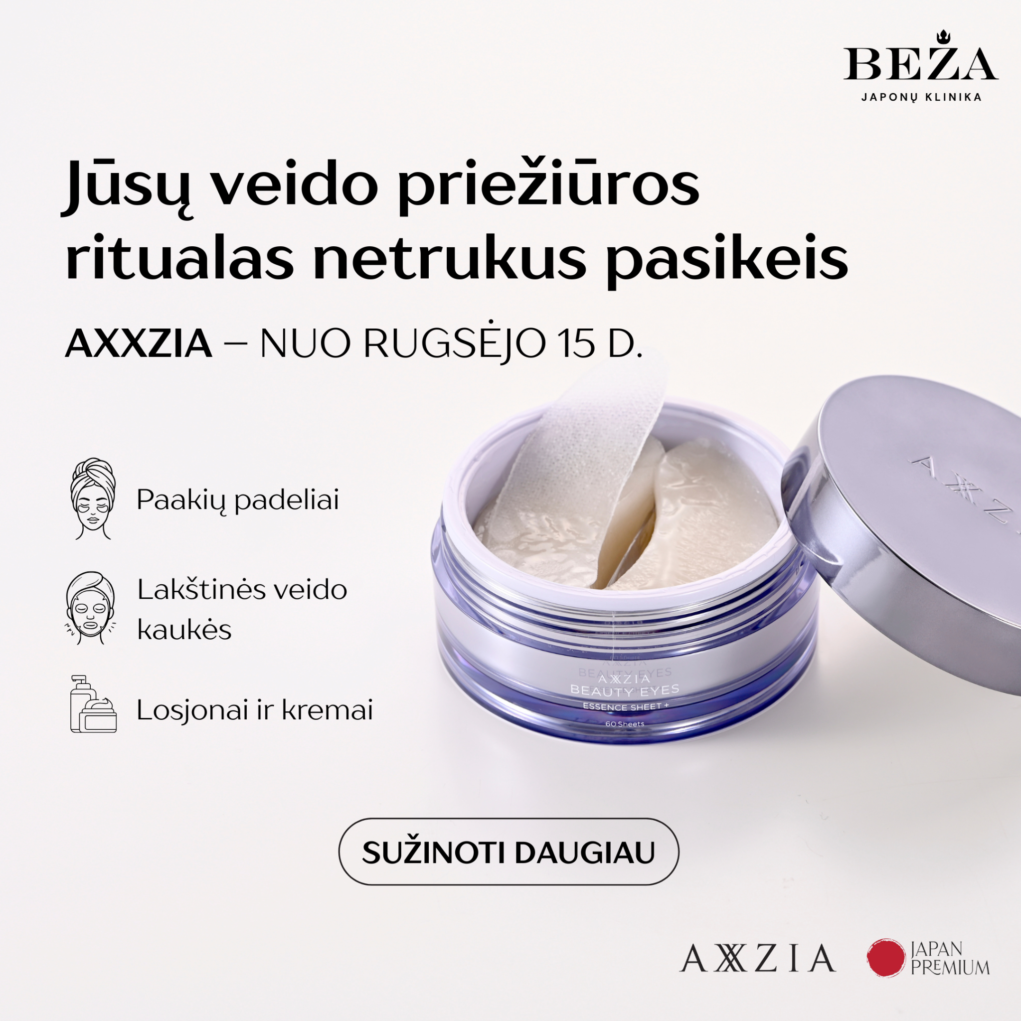 Japonų klinika - Beža Facebook ad