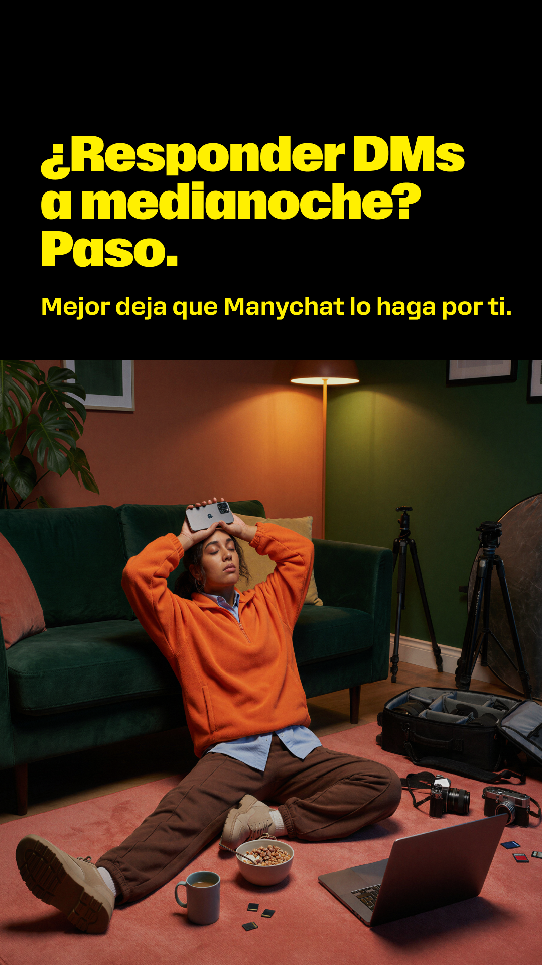 Manychat Facebook ad
