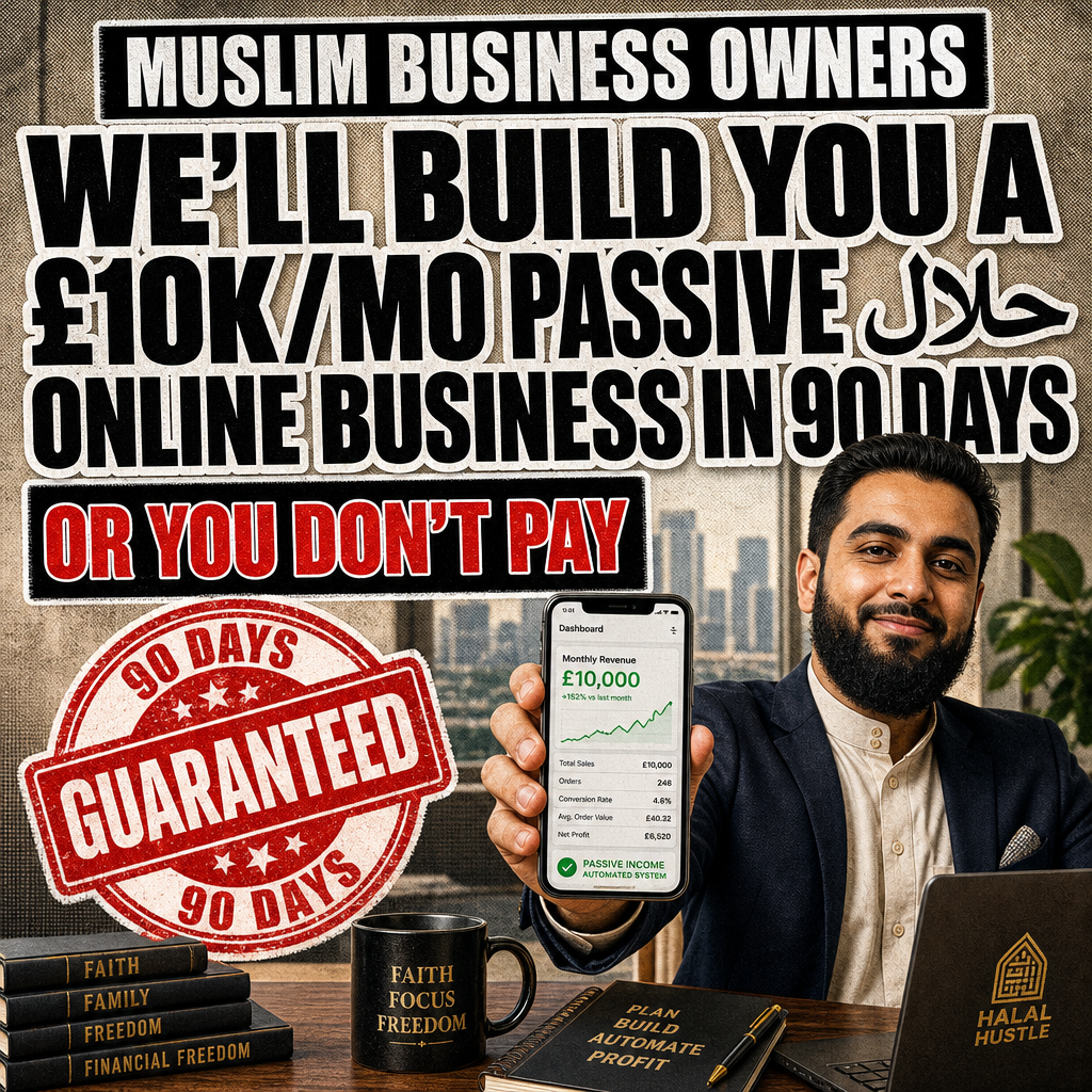 Shariah Advisory Facebook ad: How To Build a 6-Figure Halal Business